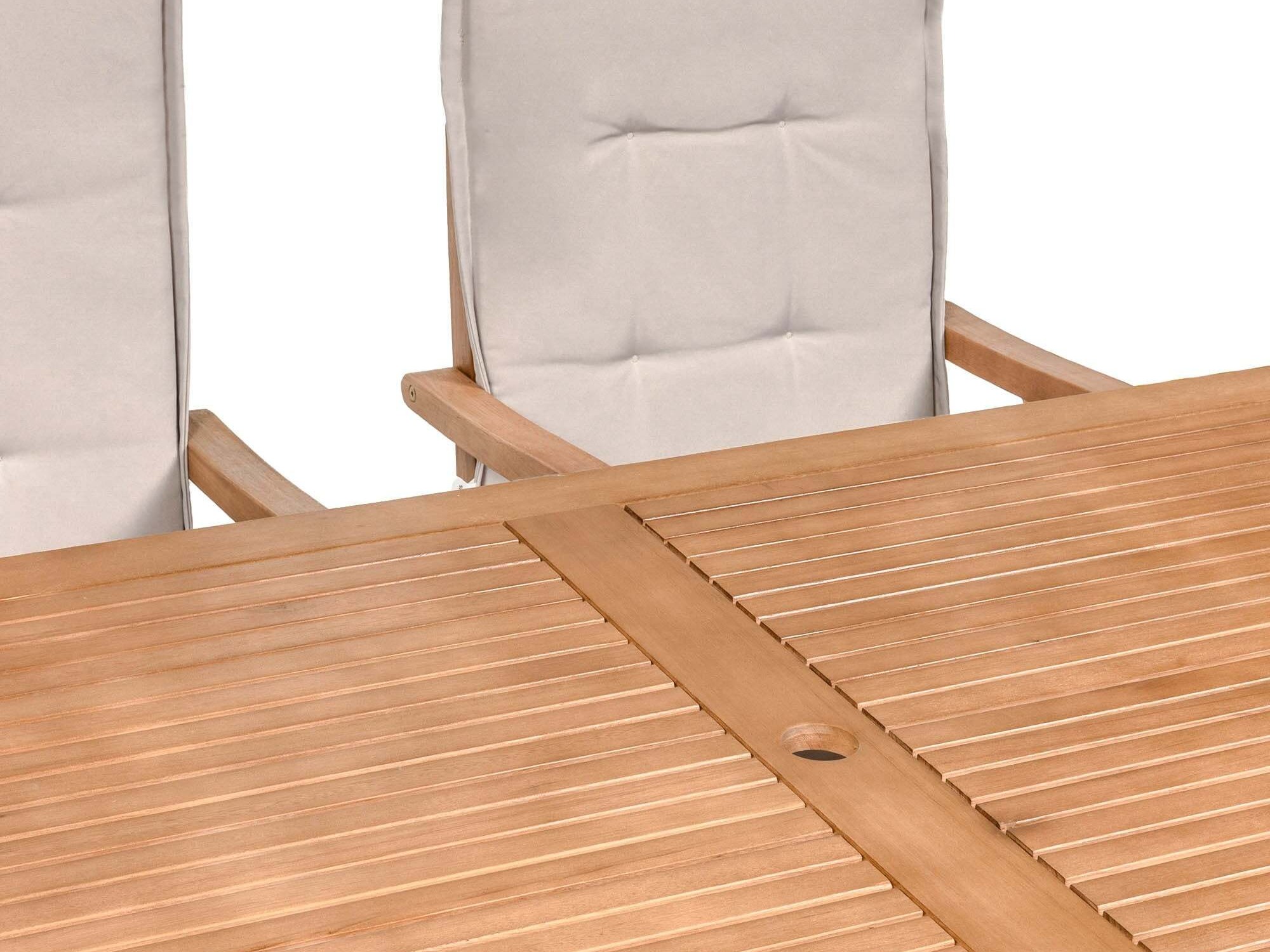 Komplet mize in stolov Burleson 672 (Svetlo siva)