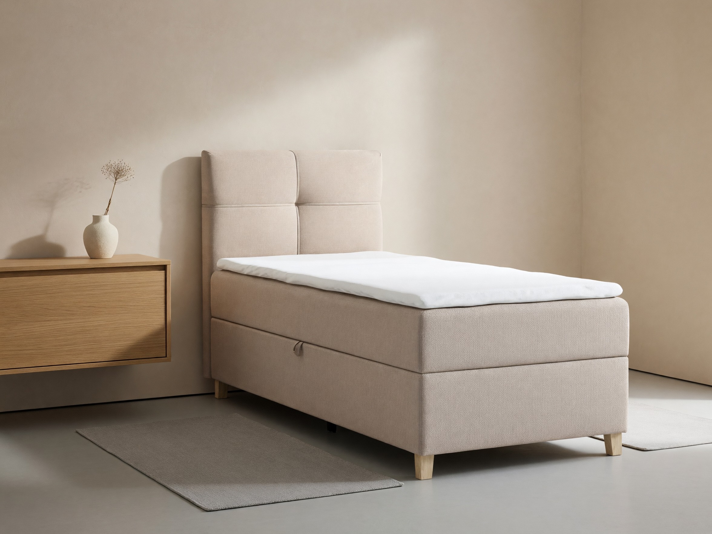 Boxspring postelja Franklin 179 (Soro 21)