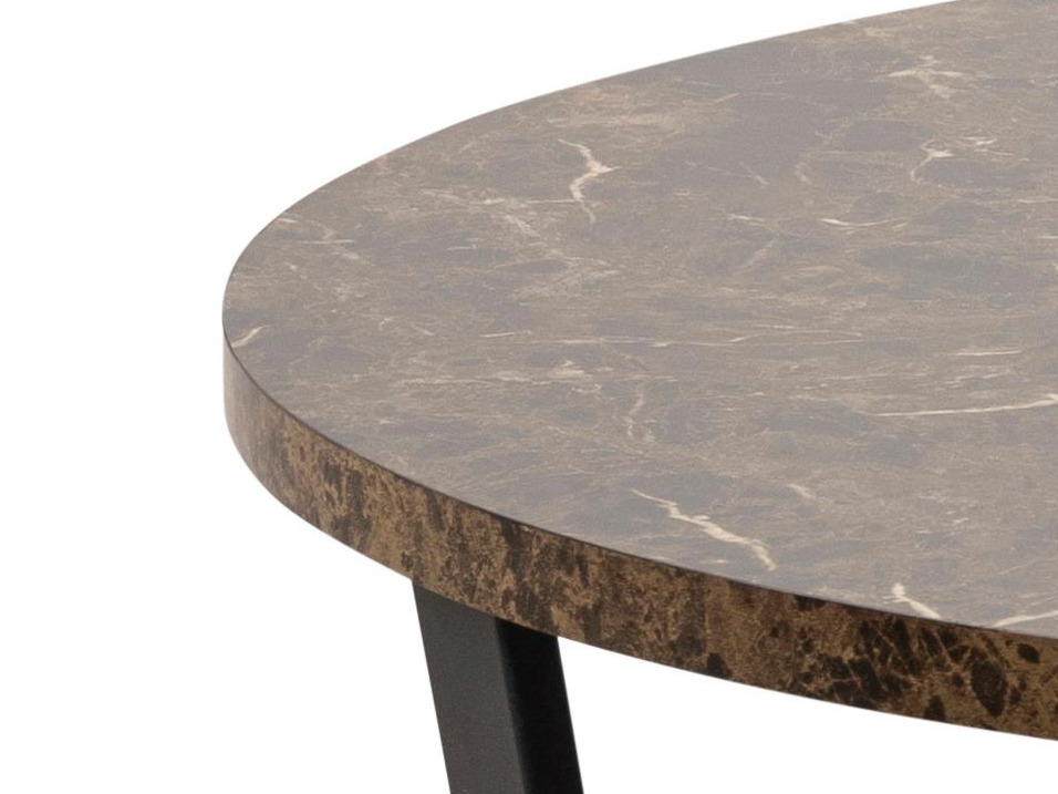 Miza Norsica 309 (Rjavi marmor + Črna)