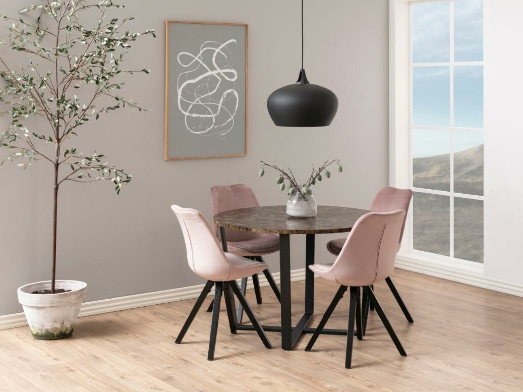 Miza Norsica 309 (Rjavi marmor + Črna)