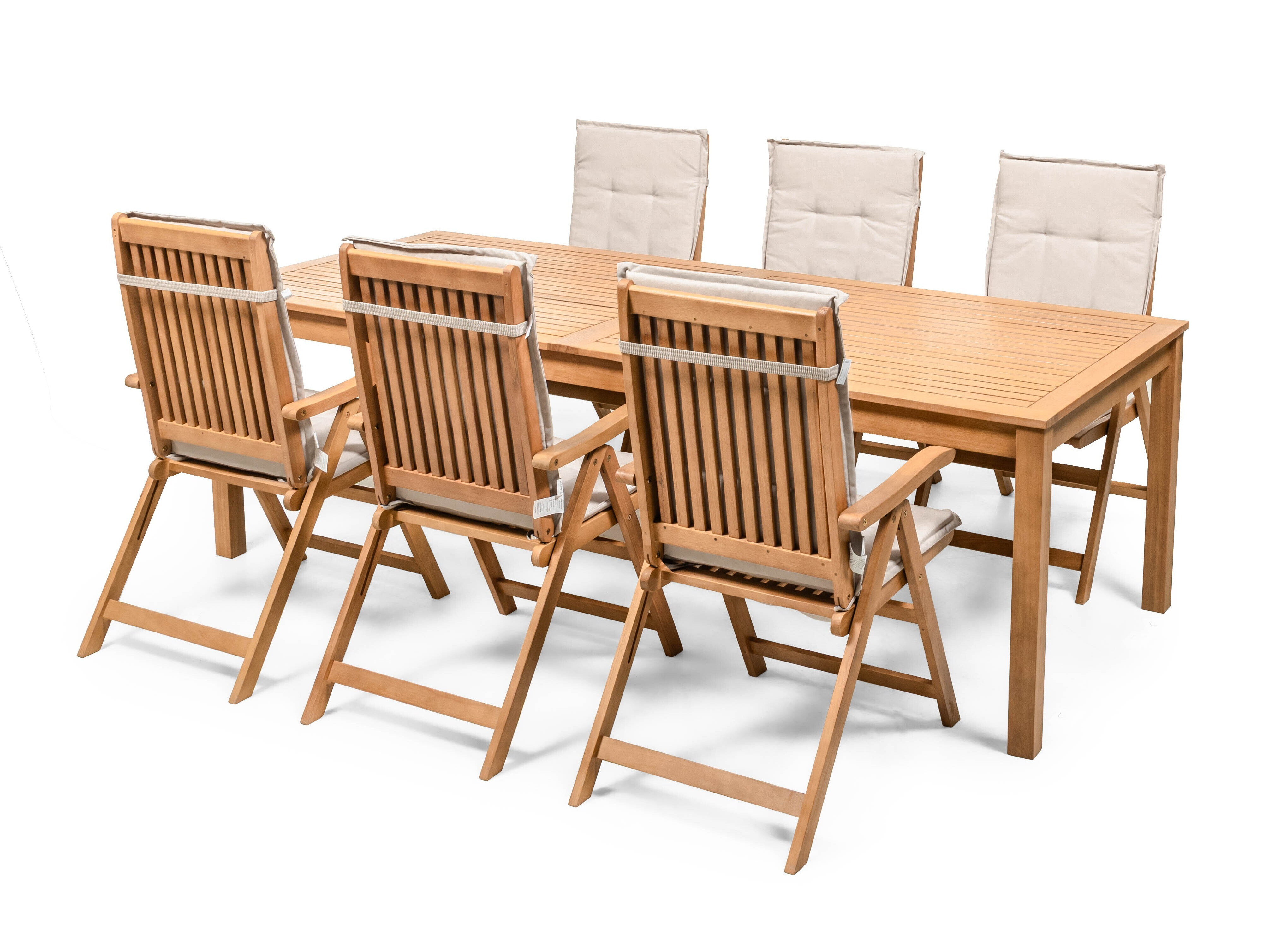 Komplet mize in stolov Burleson 684 (Svetlo siva)