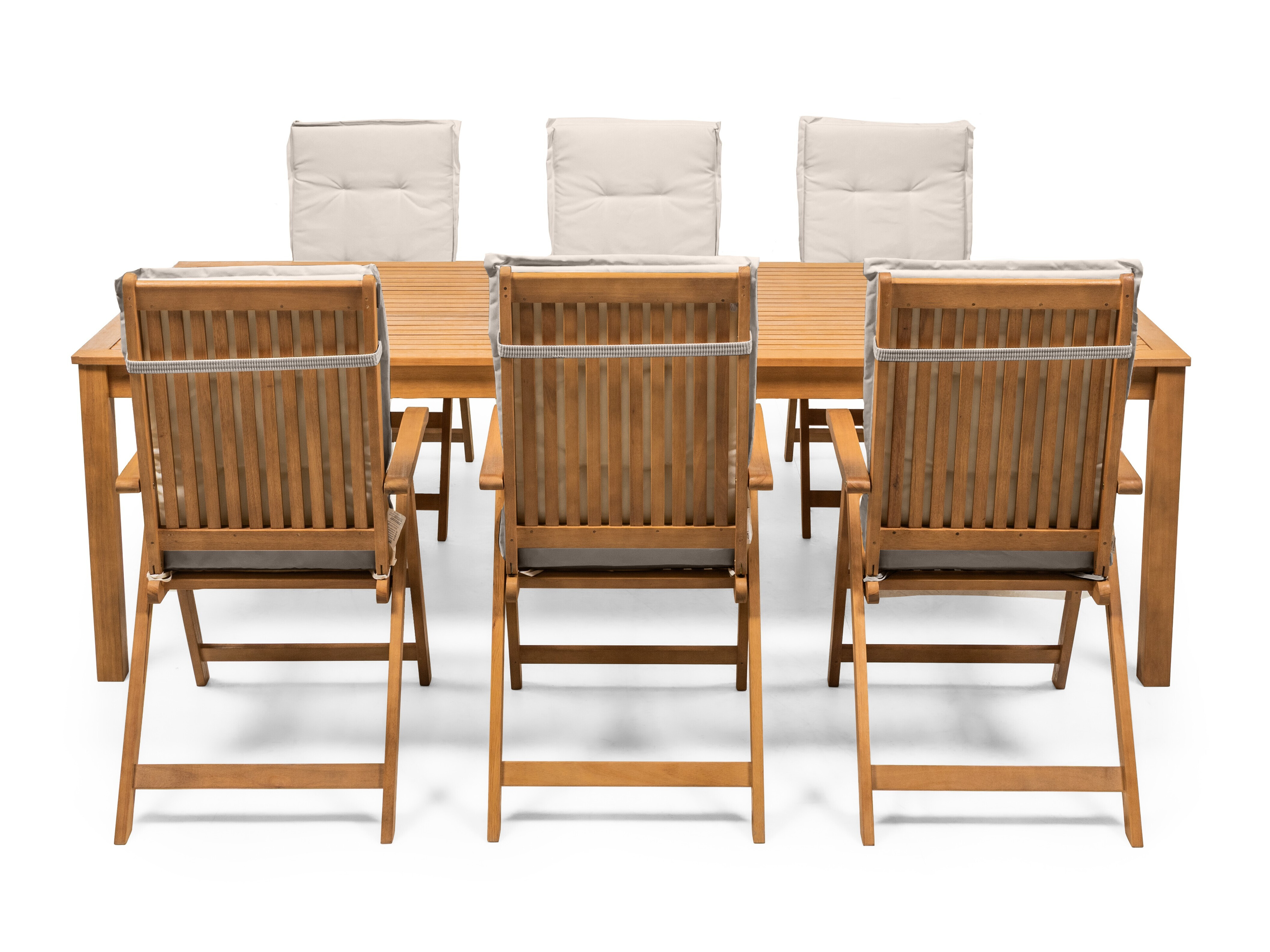 Komplet mize in stolov Burleson 684 (Svetlo siva)