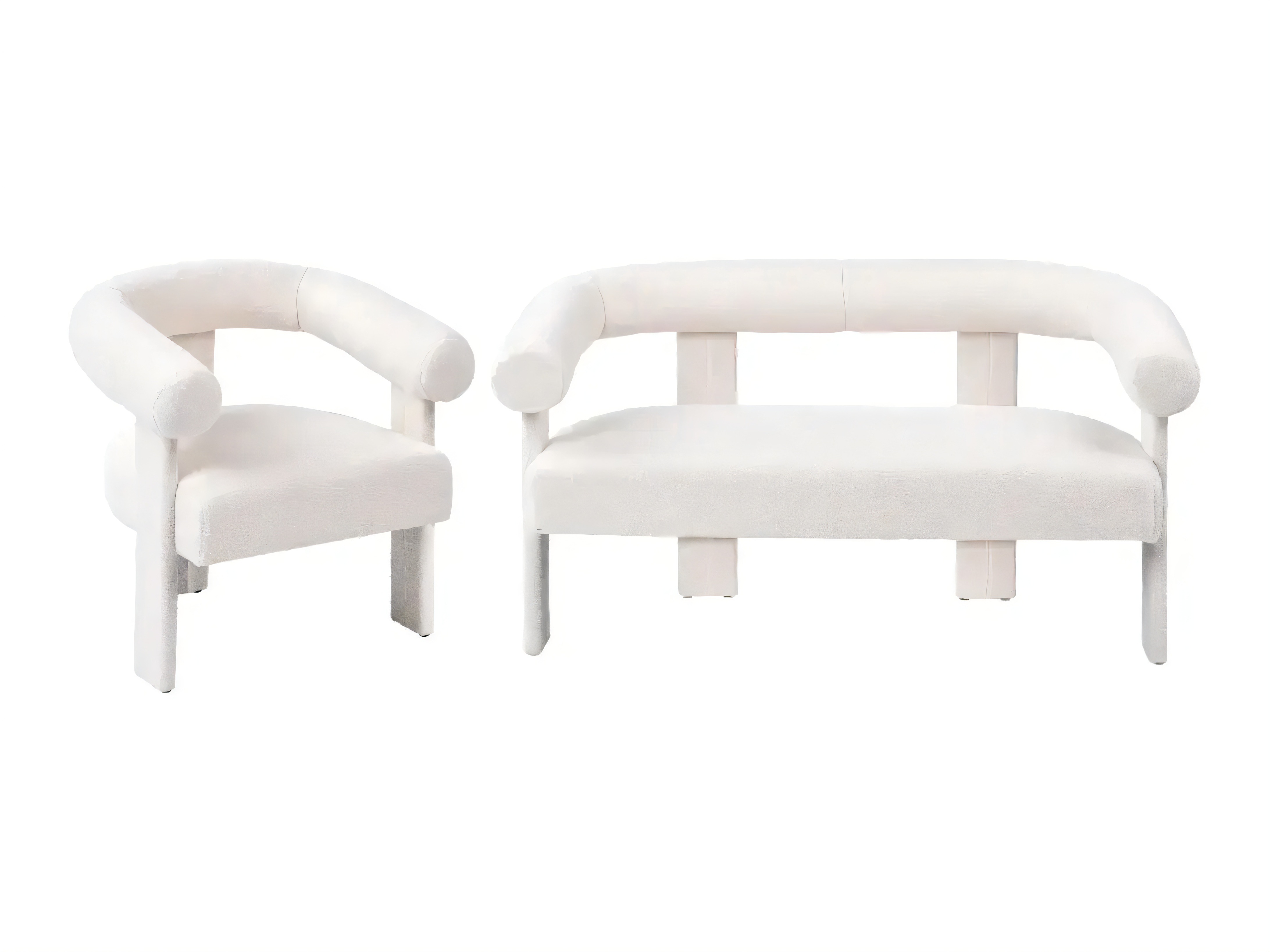 Komplet oblazinjenega pohištva Berwyn 2710 (Bela)