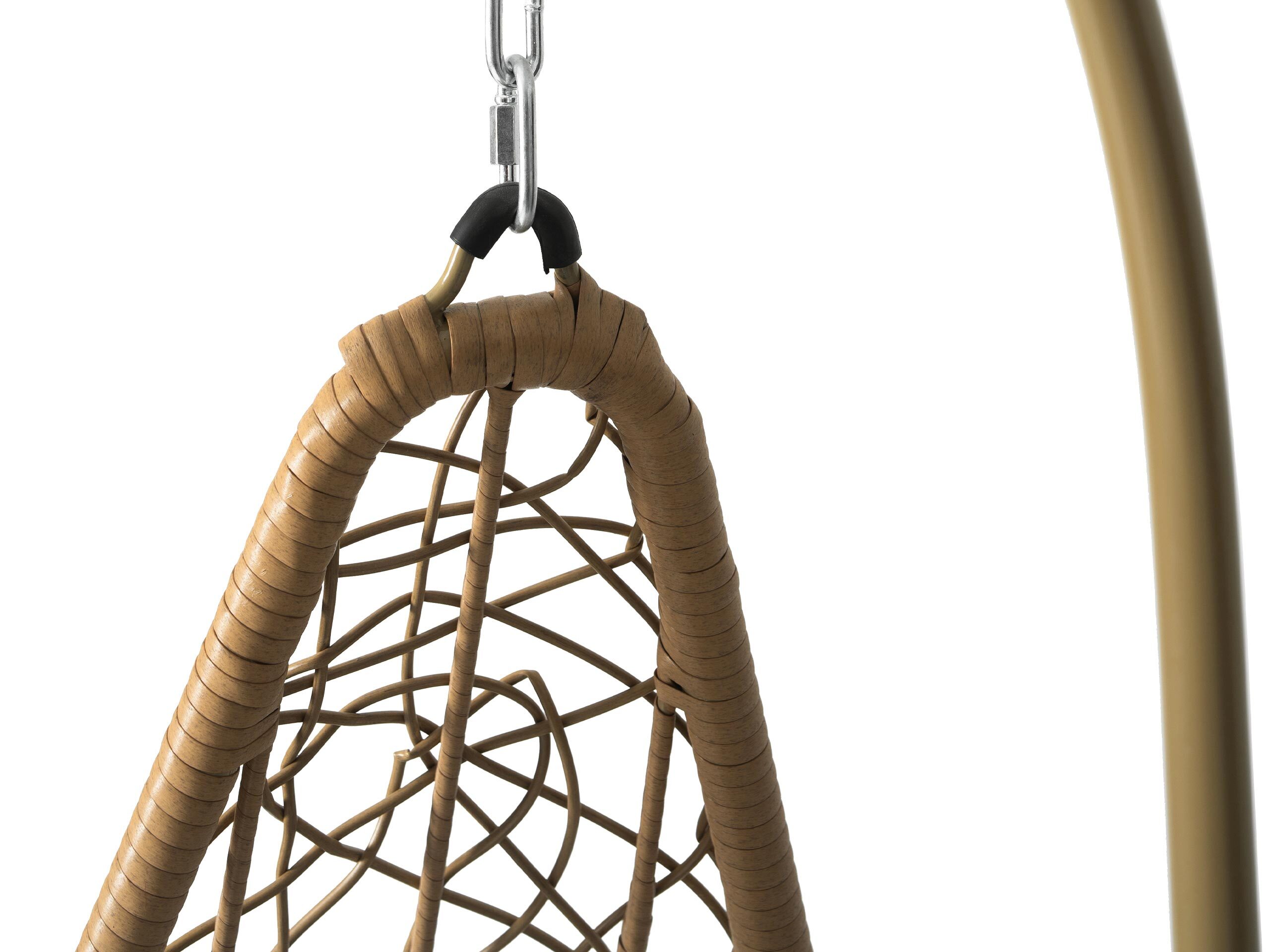 Viseči stol Comfivo Figae (Siva)