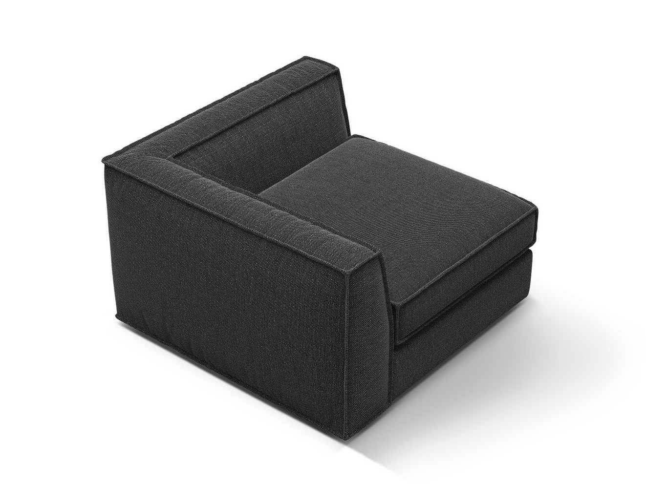 Modularni sedežni element Dalodei 101 (Babel Black)