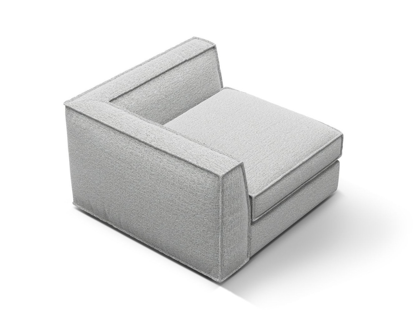 Modularni sedežni element Dalodei 101 (Babel Light grey)