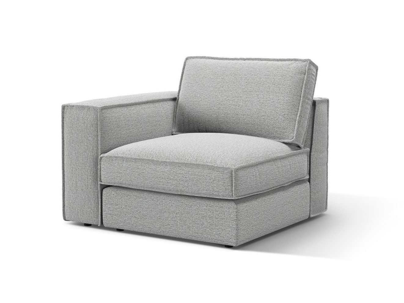 Modularni sedežni element Dalodei 102 (Babel Light grey)