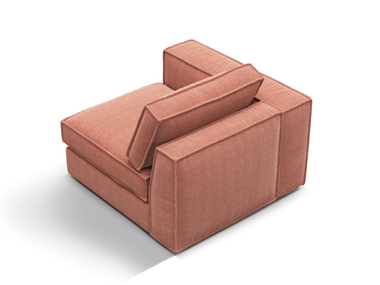 Modularni sedežni element Dalodei 102 (Babel Red)