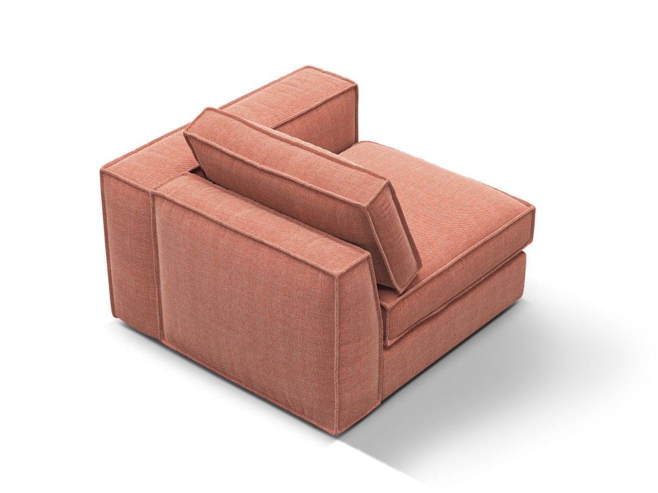 Modularni sedežni element Dalodei 102 (Babel Red)