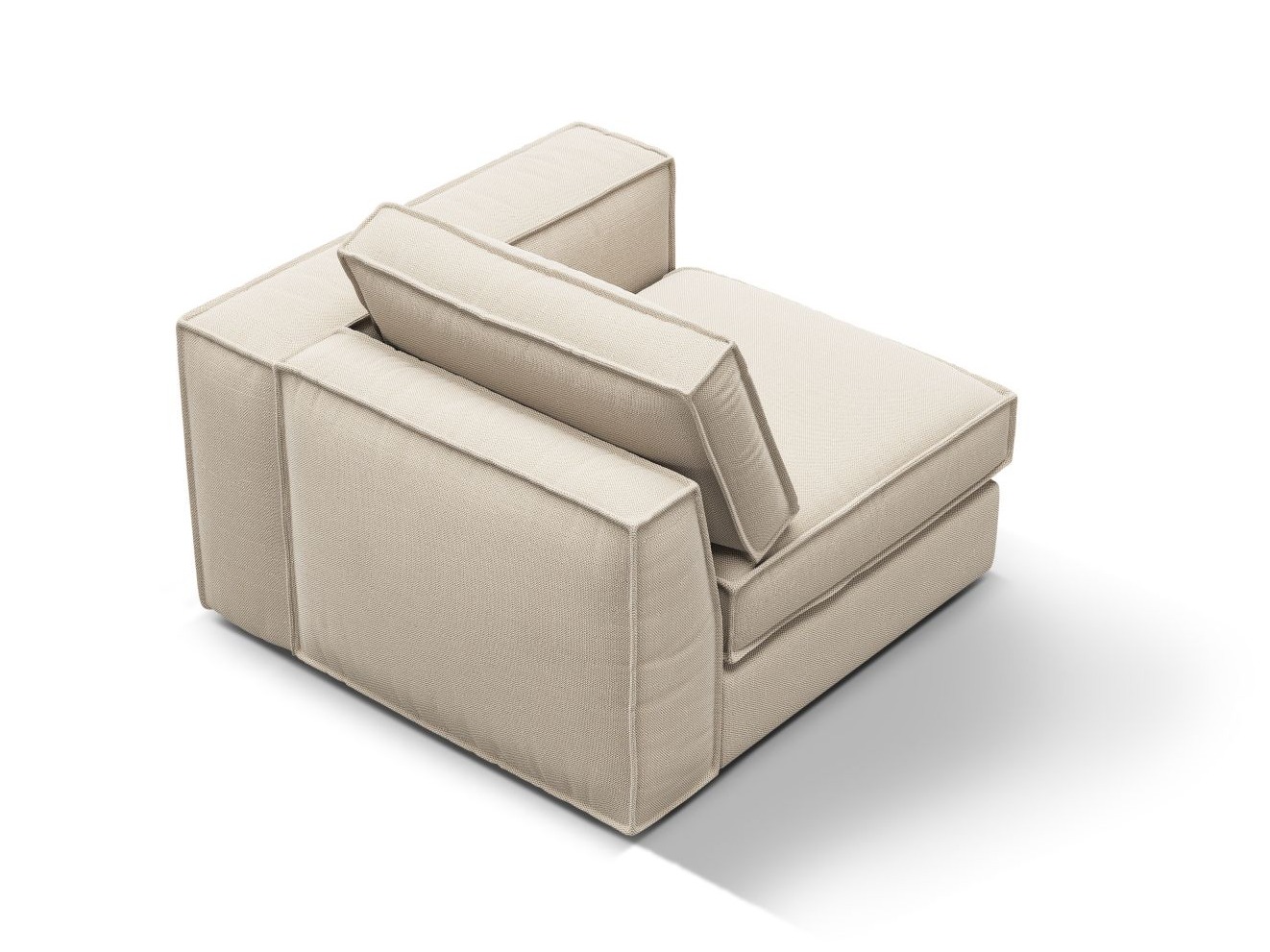 Modularni sedežni element Dalodei 102 (Babel Toffee)