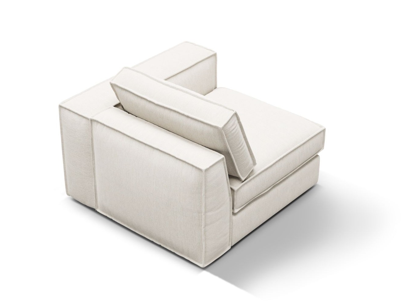 Modularni sedežni element Dalodei 102 (Babel White)