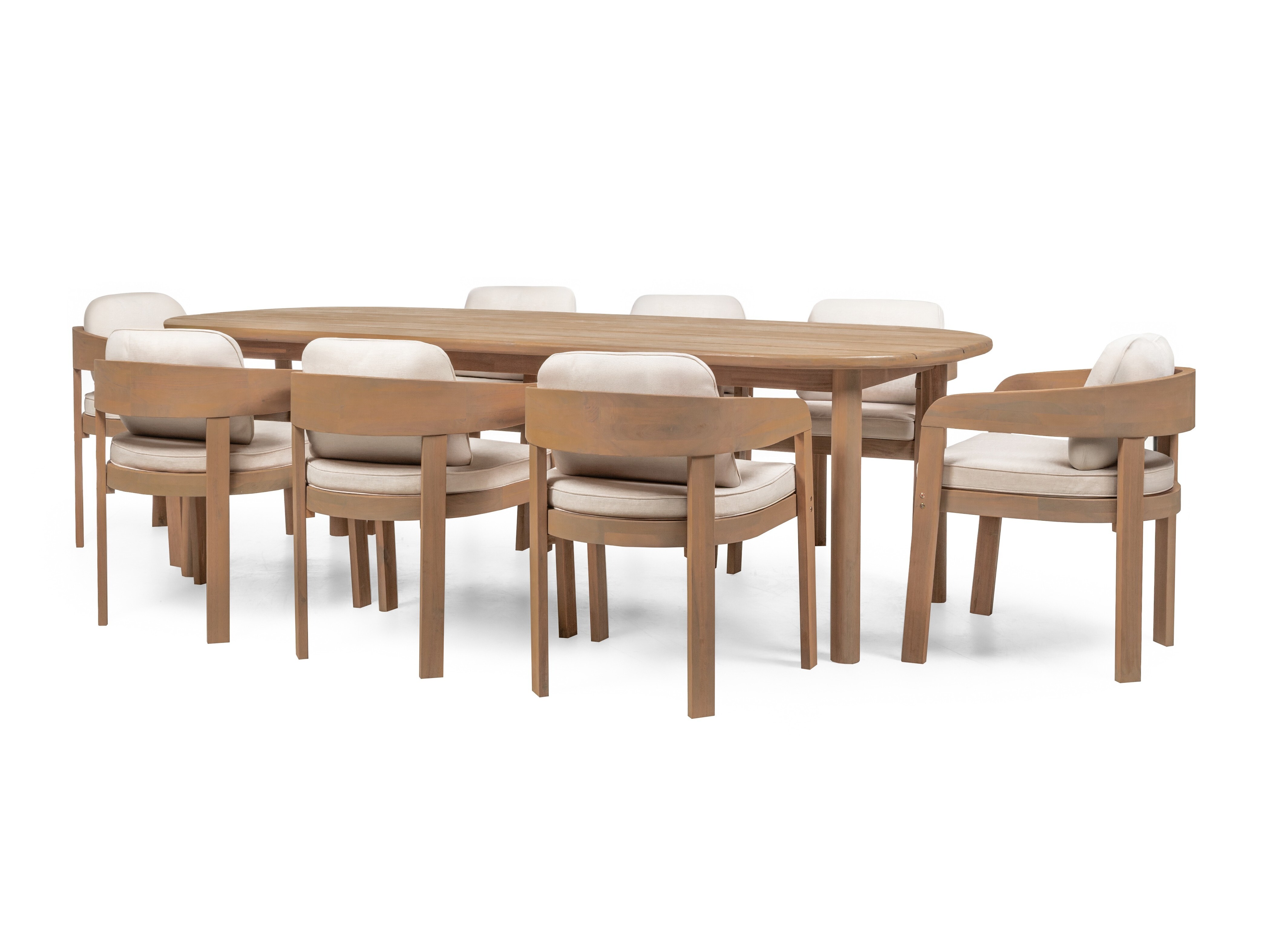 Komplet mize in stolov Burleson 703