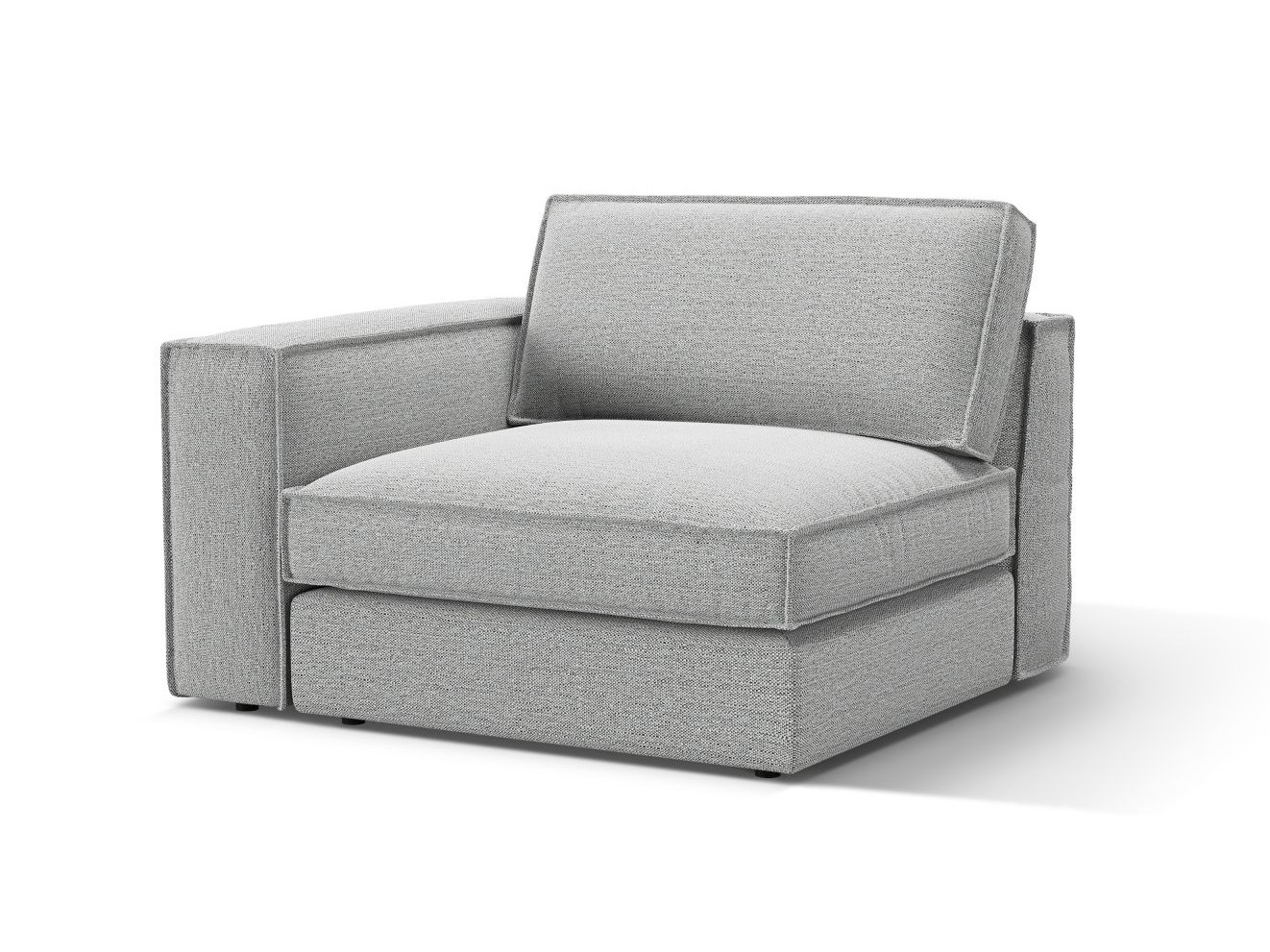 Modularni sedežni element Dalodei 103 (Babel Light grey)