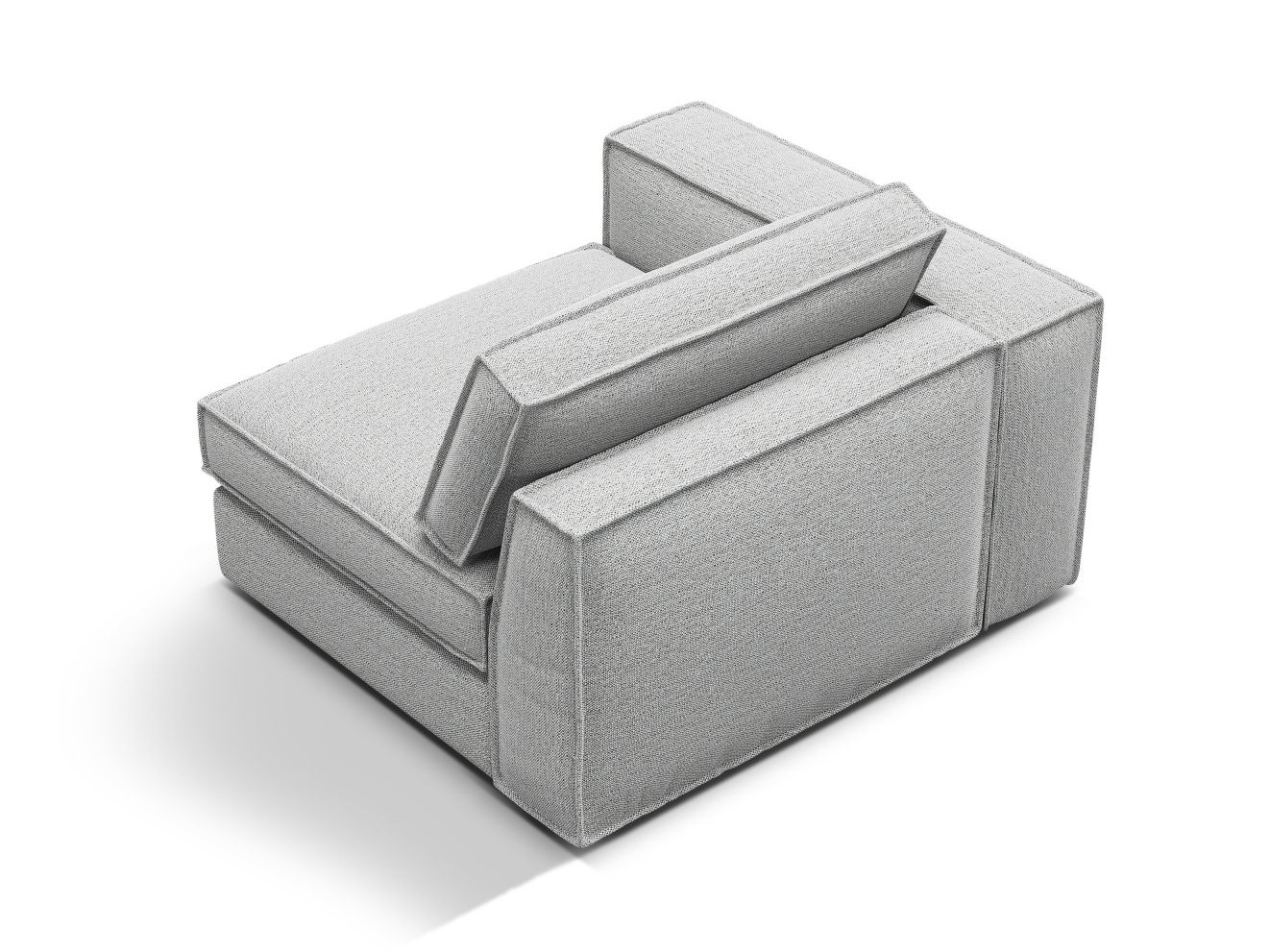 Modularni sedežni element Dalodei 103 (Babel Light grey)