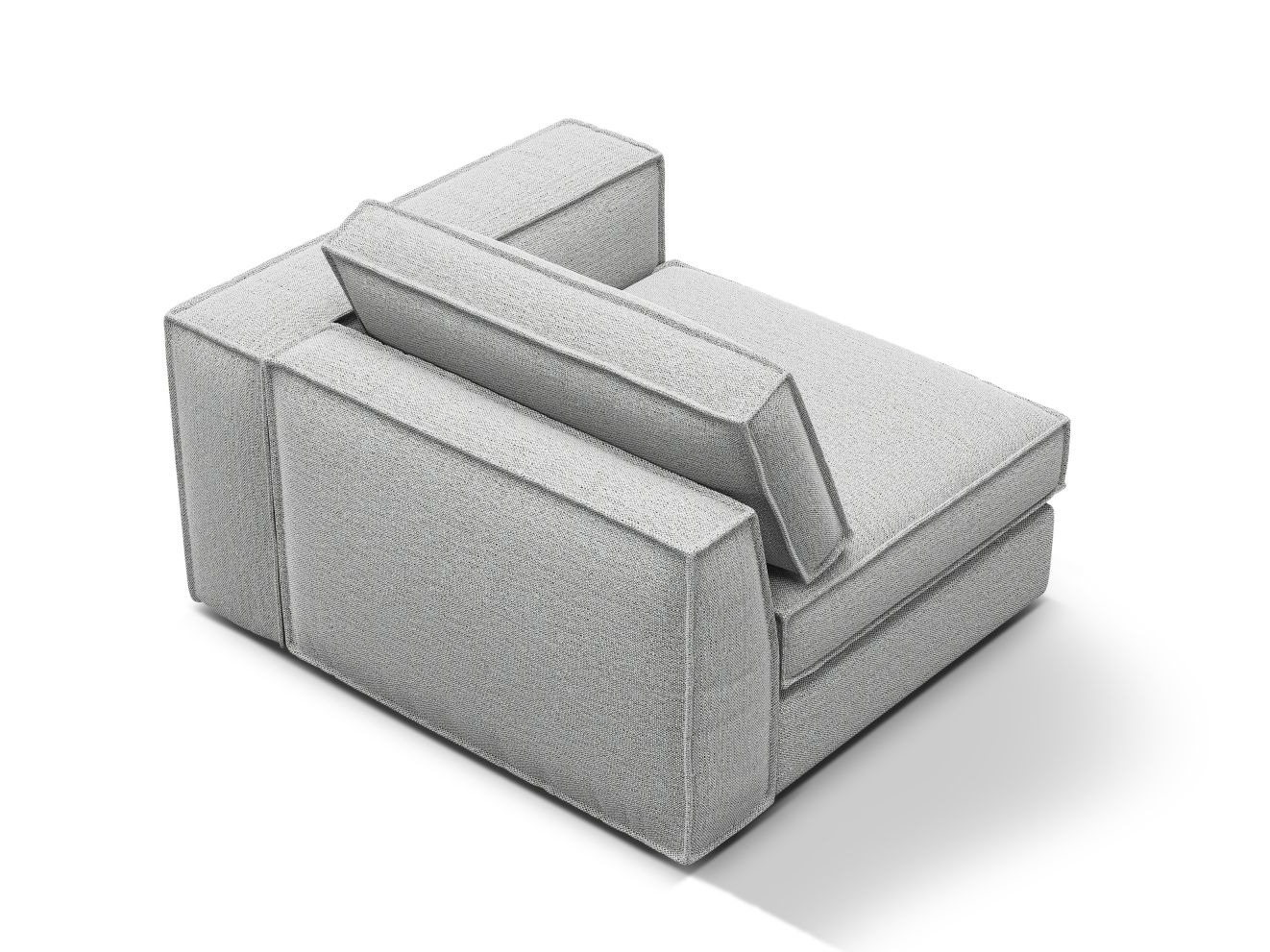 Modularni sedežni element Dalodei 103 (Babel Light grey)