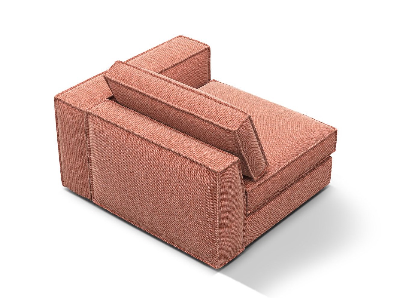Modularni sedežni element Dalodei 103 (Babel Red)