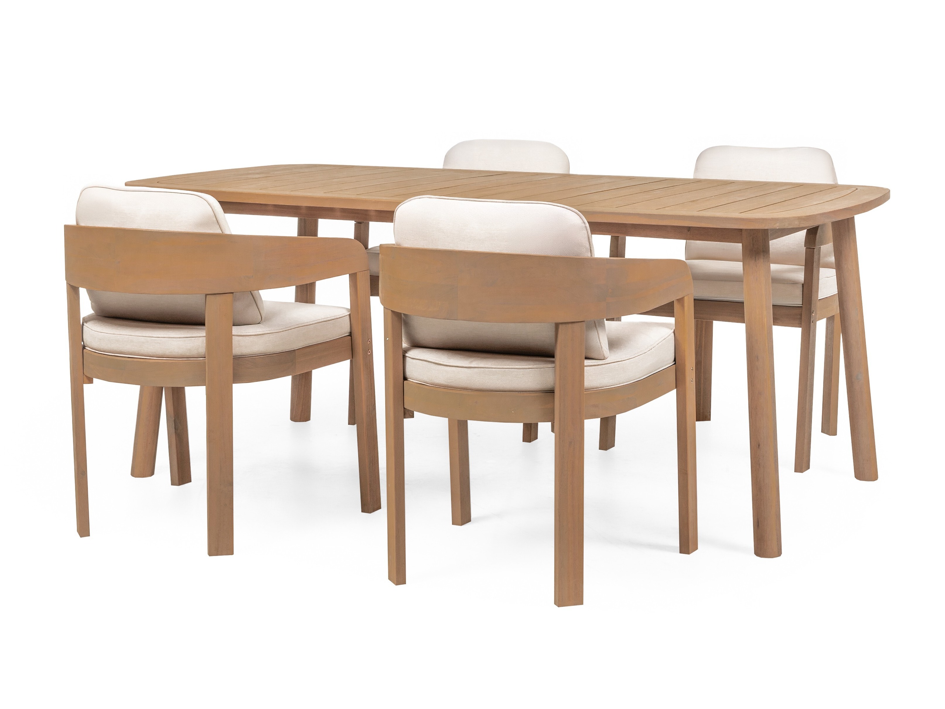 Komplet mize in stolov Burleson 704