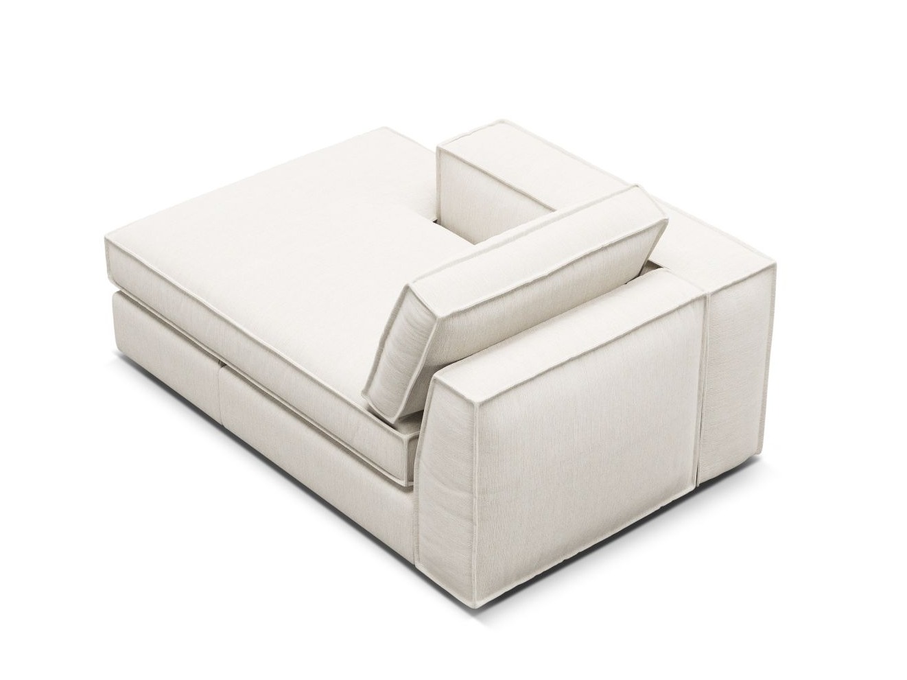 Modularni sedežni element Dalodei 104 (Babel White)