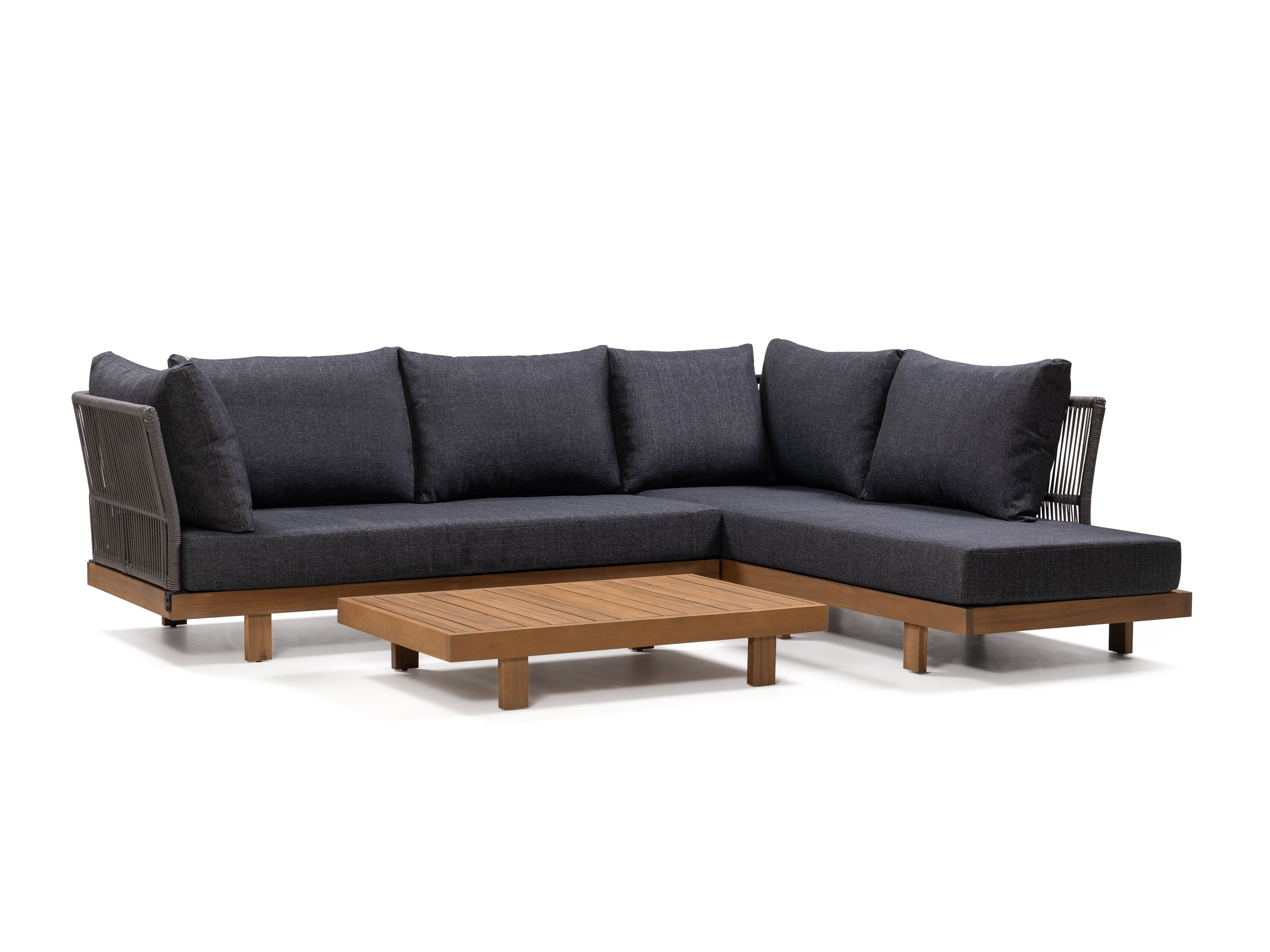 Komplet vrtnega pohištva Burleson 706 (Temno siva)