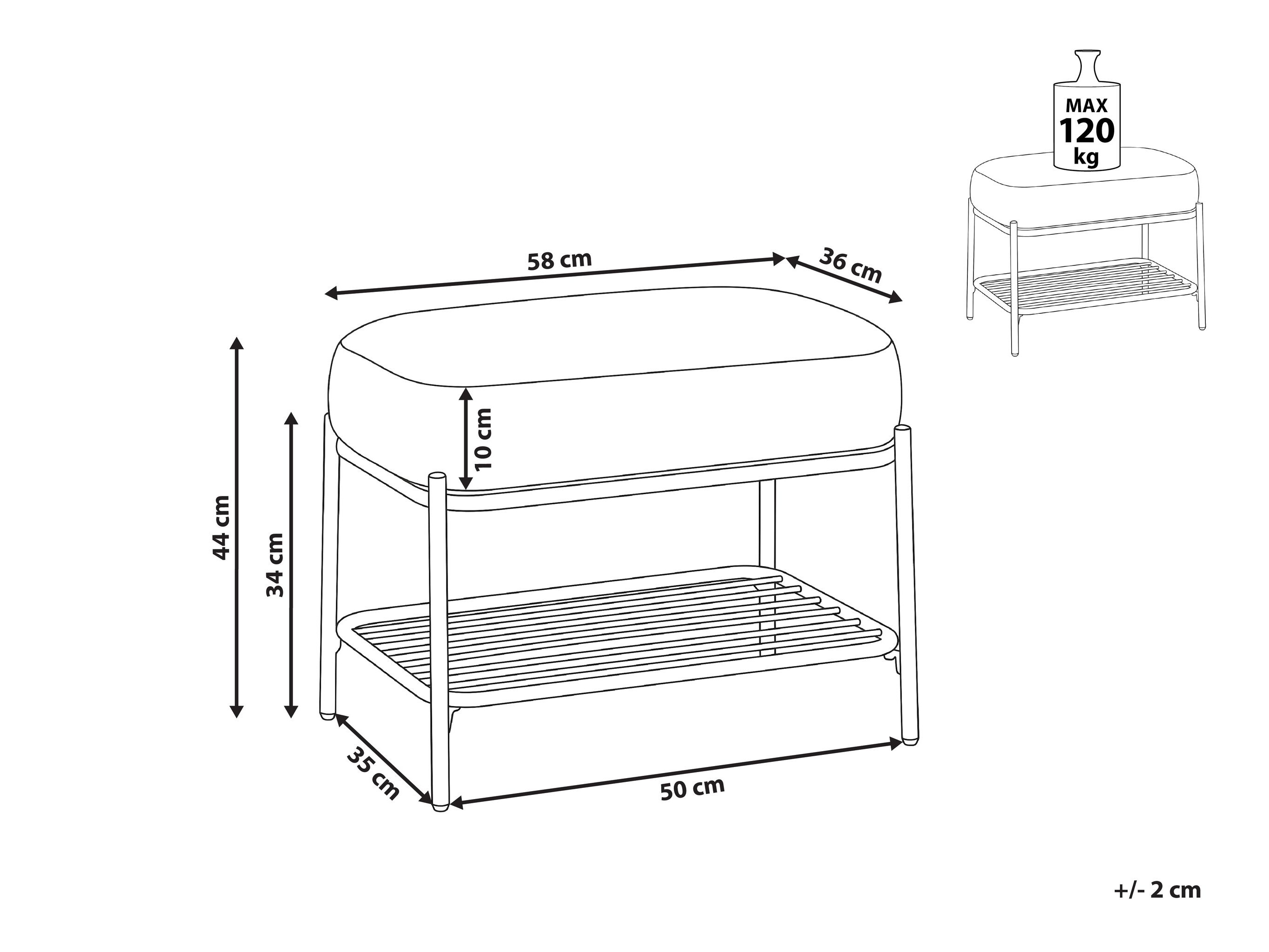Tabure Berwyn 3277 (Črna)