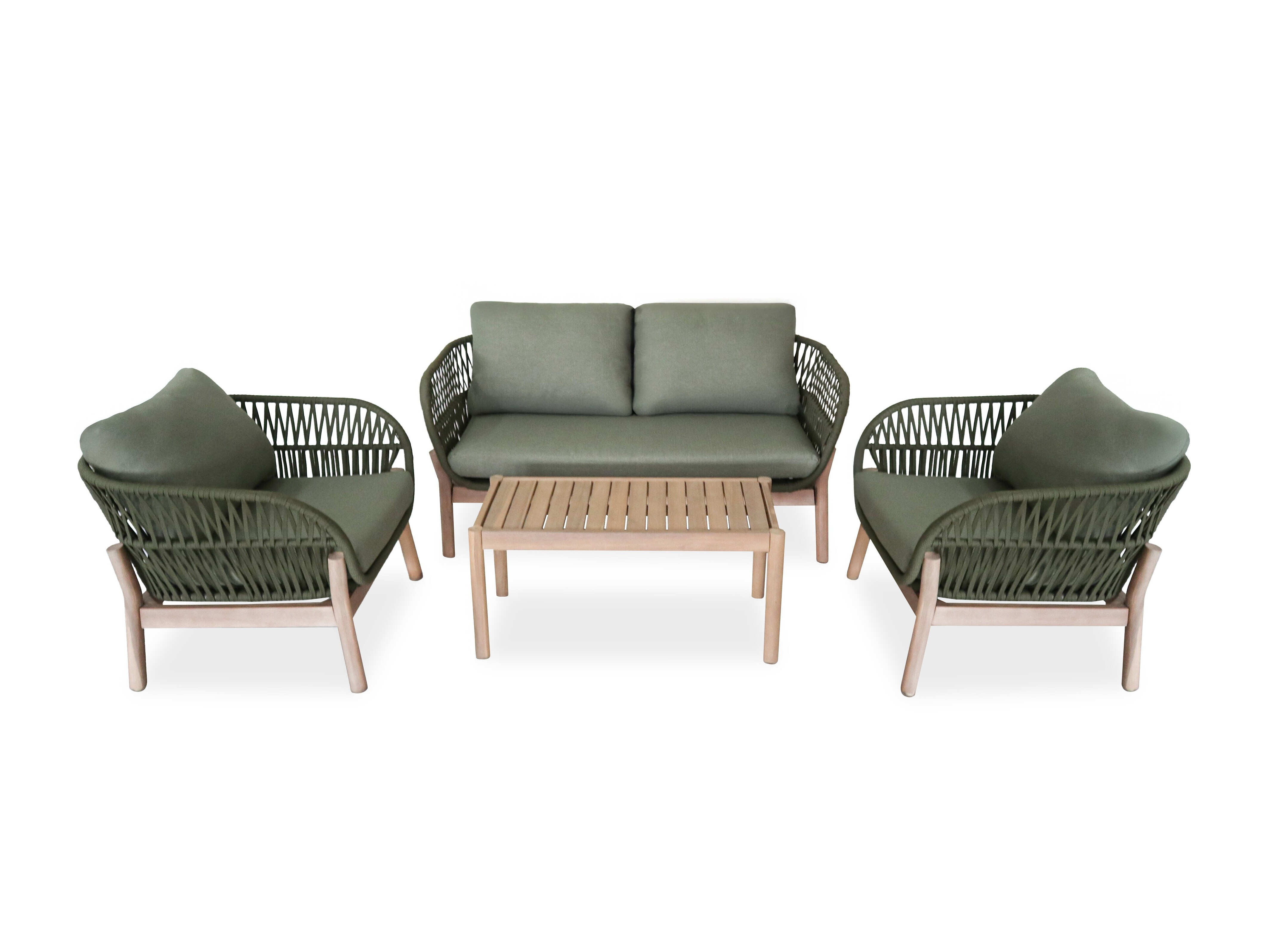 Komplet vrtnega pohištva Burleson 712 (Zelena)