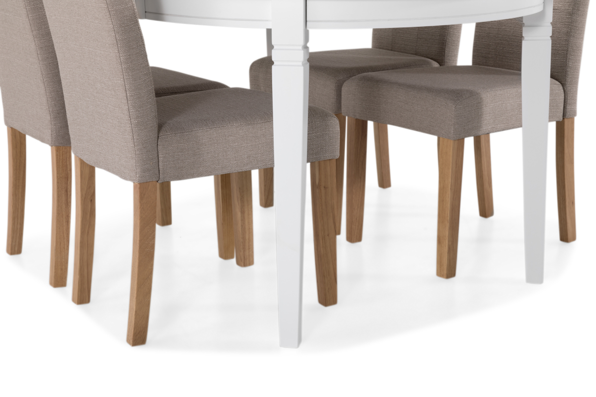 Jedilniški komplet Scandinavian Choice 566 (Beige + Rjava)