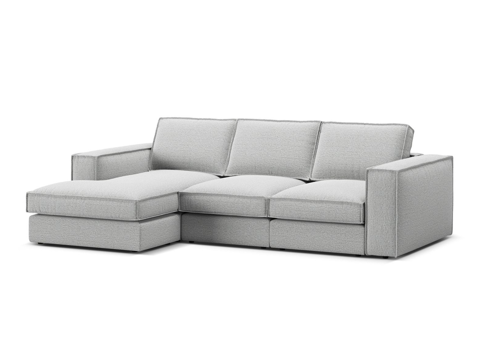 Modularna kotna sedežna garnitura Dalodei 110 (Babel Light grey)