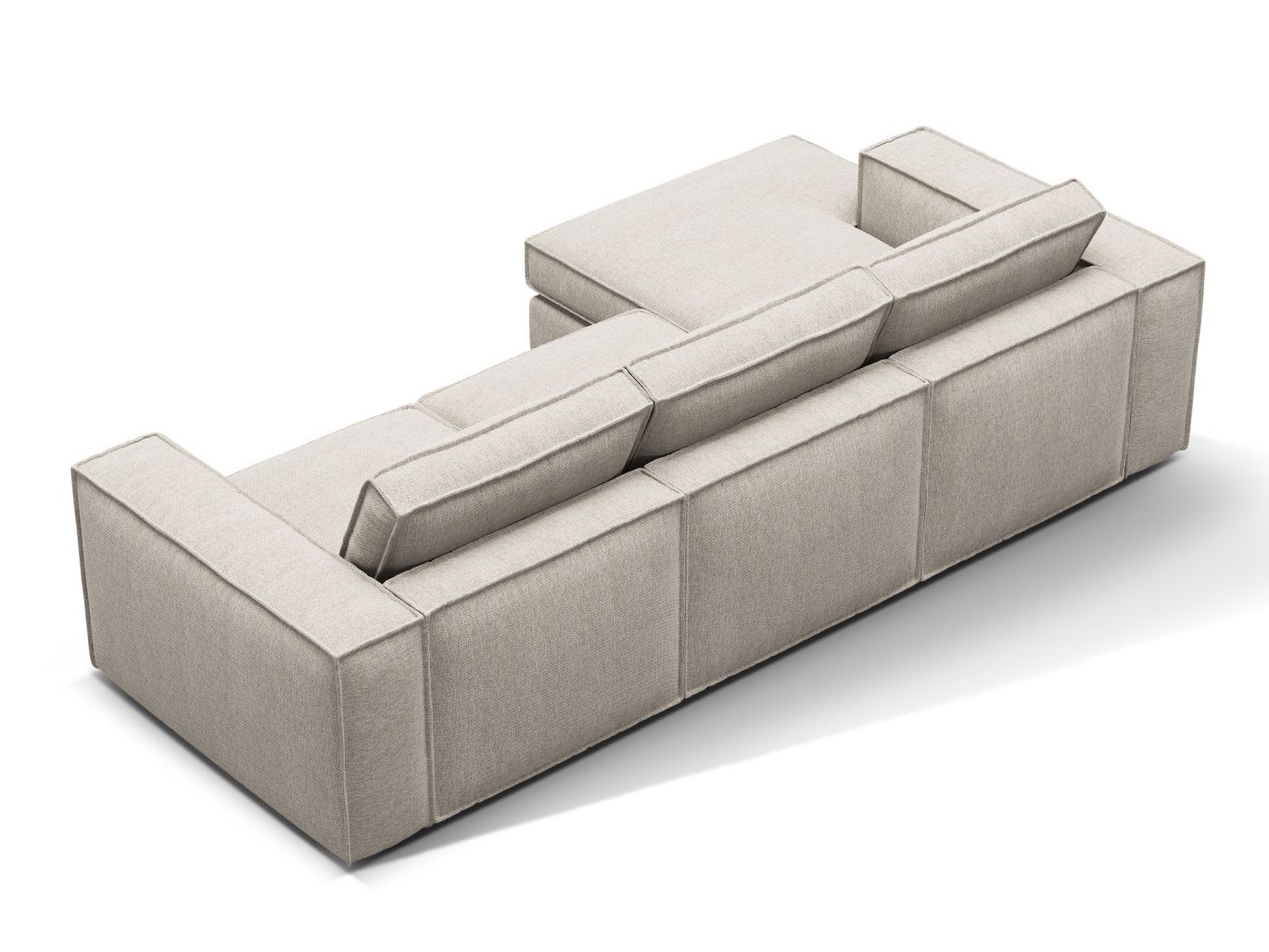 Modularna kotna sedežna garnitura Dalodei 110 (Babel Sand)
