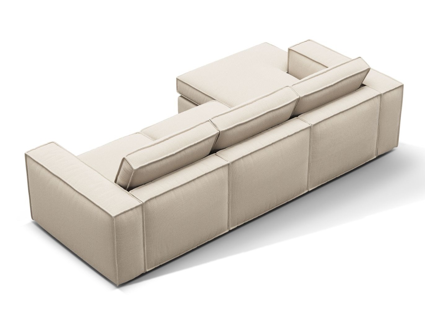 Modularna kotna sedežna garnitura Dalodei 110 (Babel Toffee)