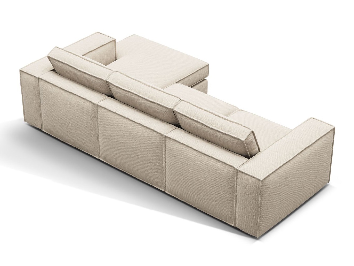 Modularna kotna sedežna garnitura Dalodei 110 (Babel Toffee)