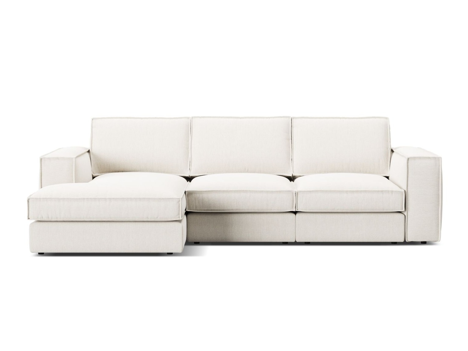 Modularna kotna sedežna garnitura Dalodei 110 (Babel White)