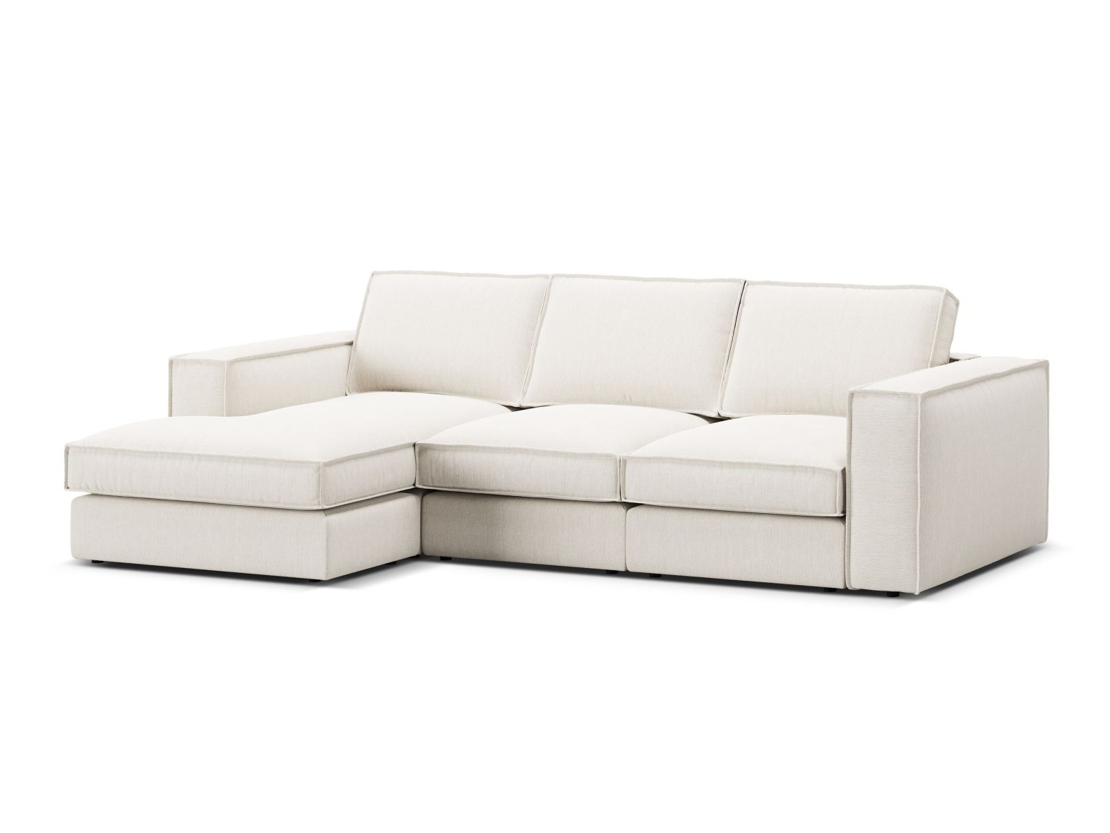 Modularna kotna sedežna garnitura Dalodei 110 (Babel White)