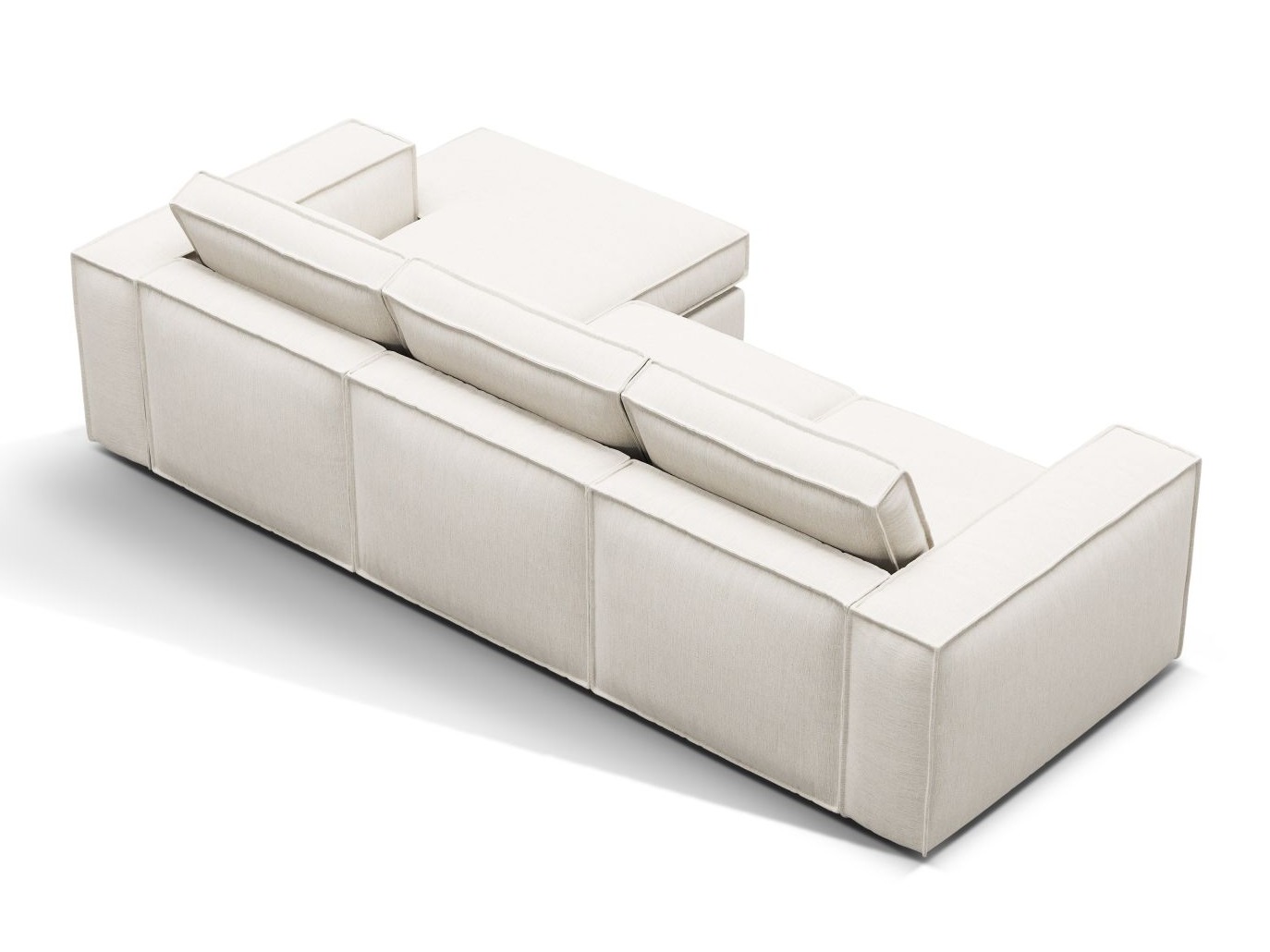 Modularna kotna sedežna garnitura Dalodei 110 (Babel White)