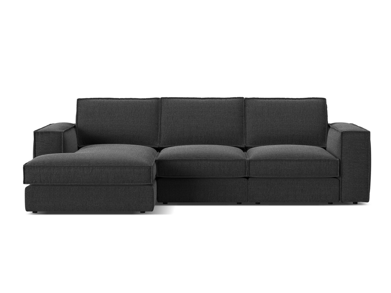 Modularna kotna sedežna garnitura Dalodei 110 (Babel Black)
