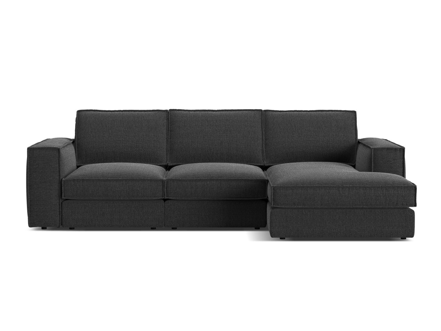 Modularna kotna sedežna garnitura Dalodei 110 (Babel Black)