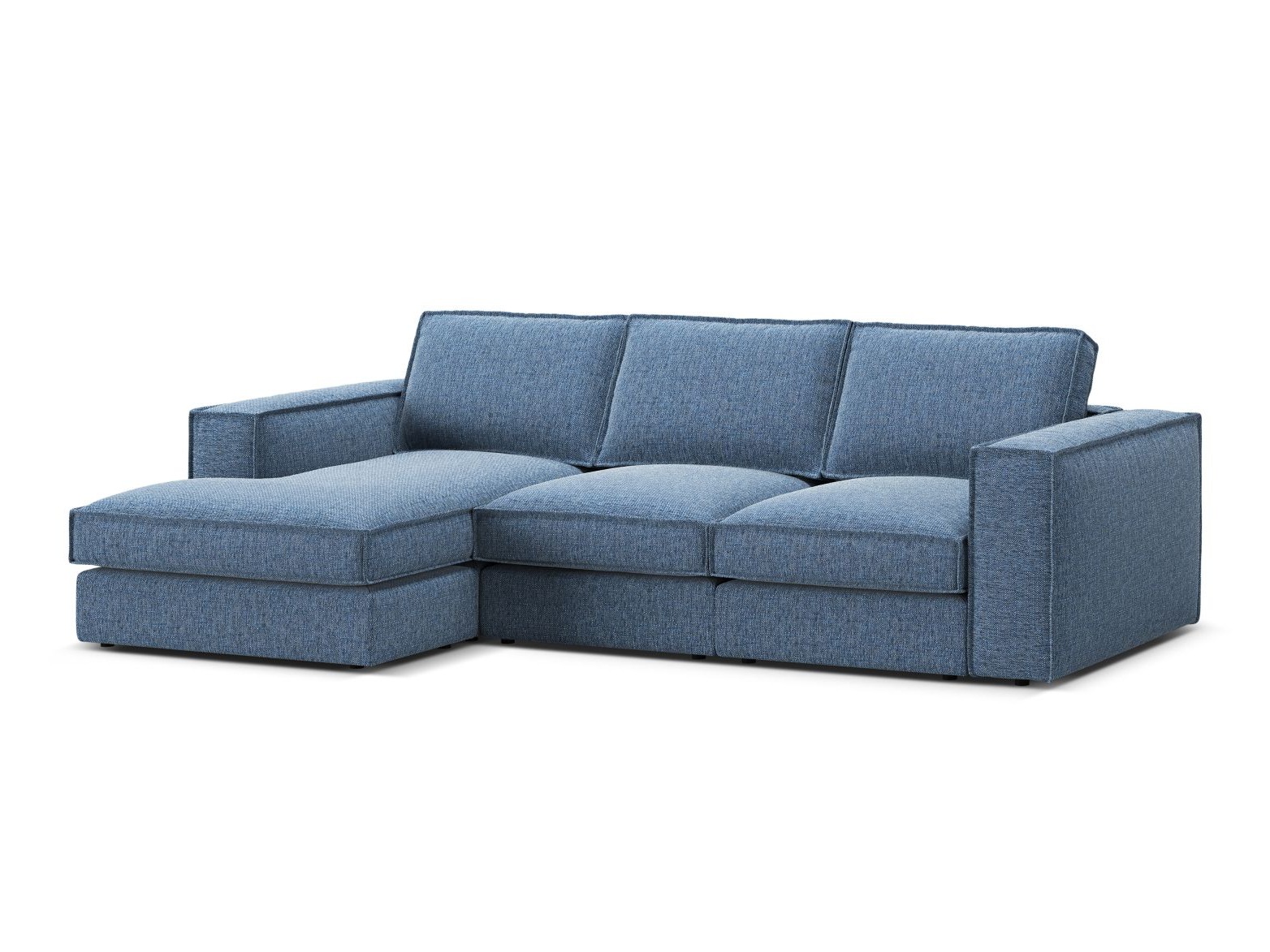Modularna kotna sedežna garnitura Dalodei 110 (Babel Blue)