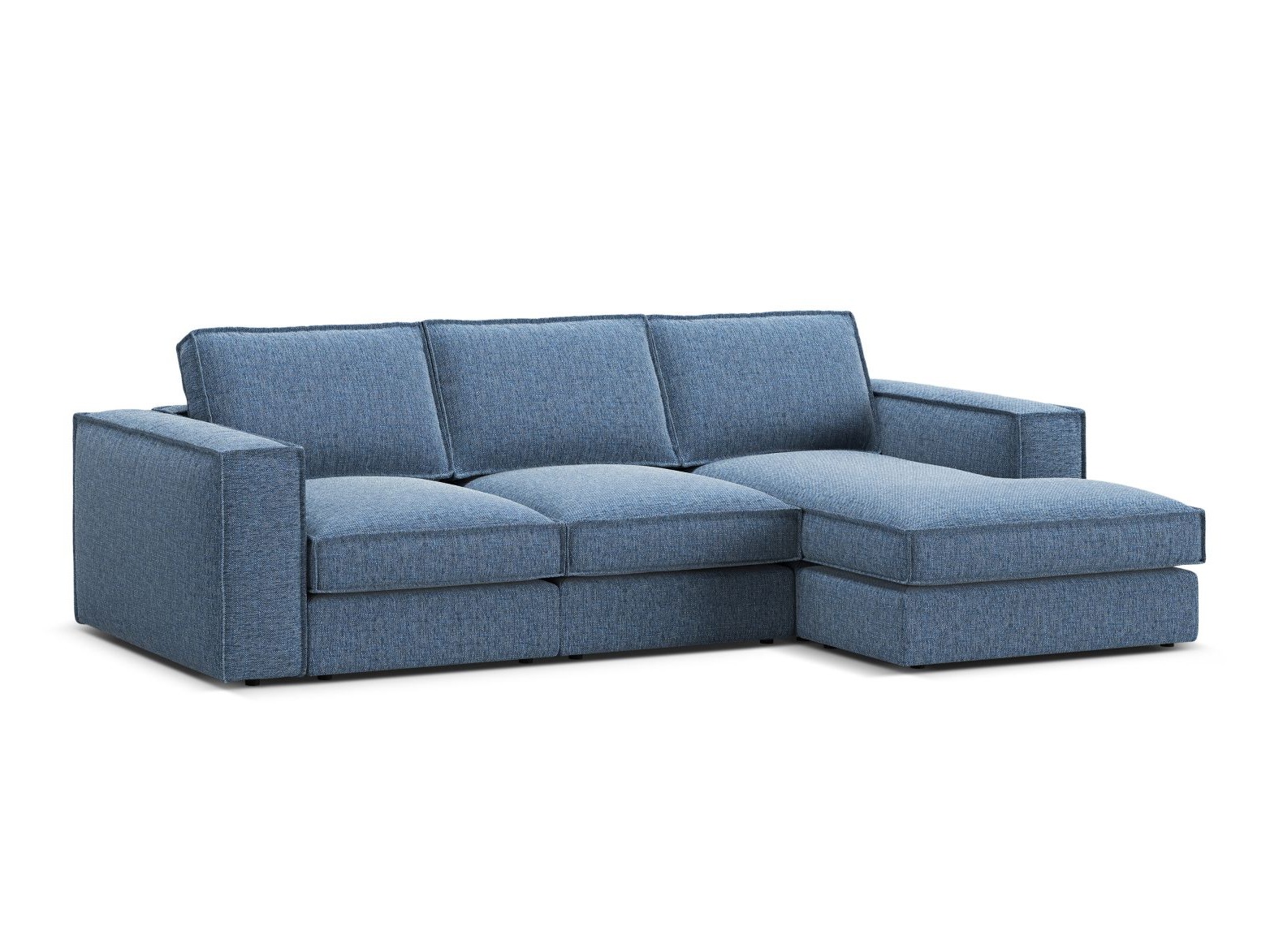 Modularna kotna sedežna garnitura Dalodei 110 (Babel Blue)