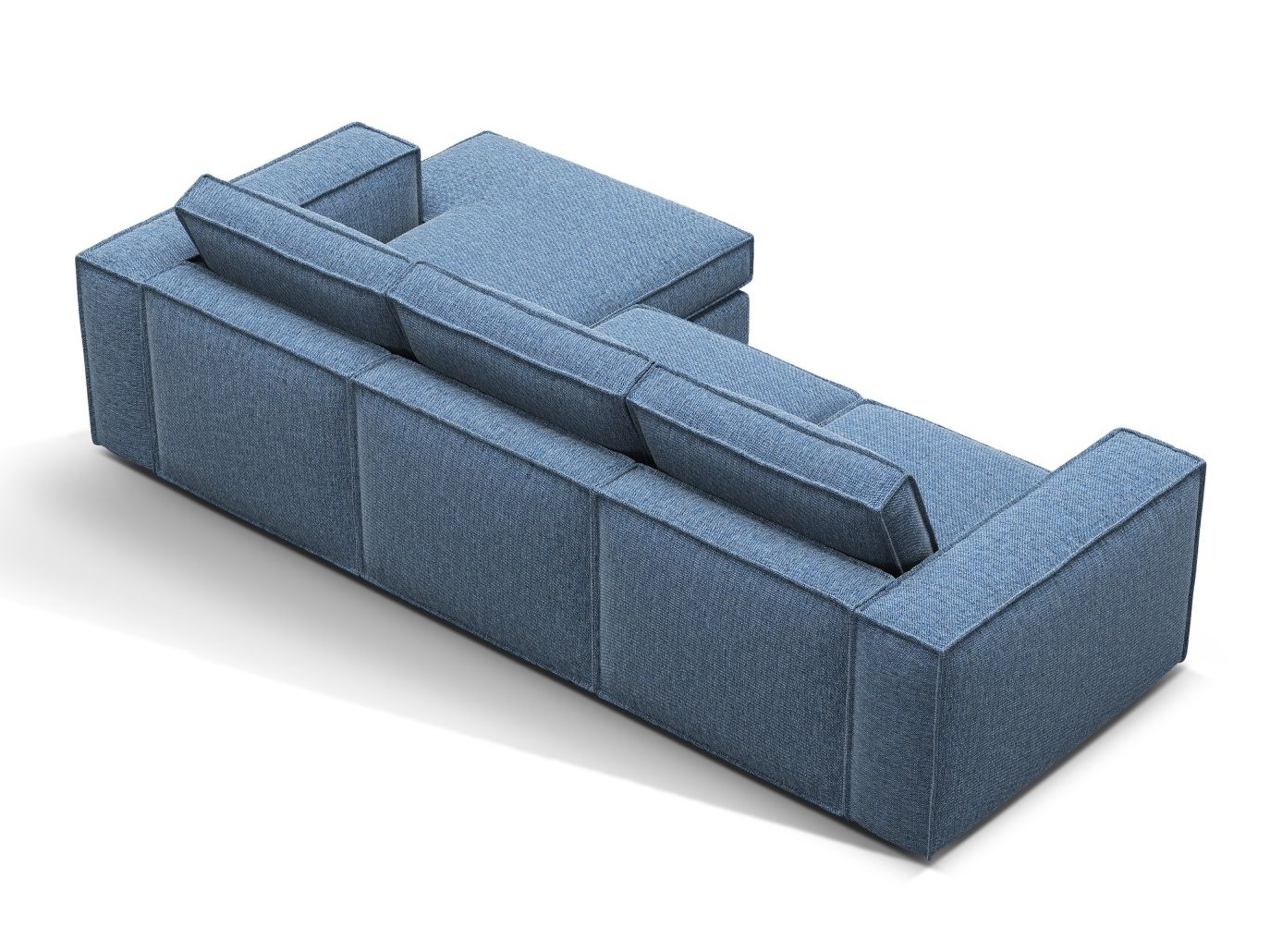 Modularna kotna sedežna garnitura Dalodei 110 (Babel Blue)