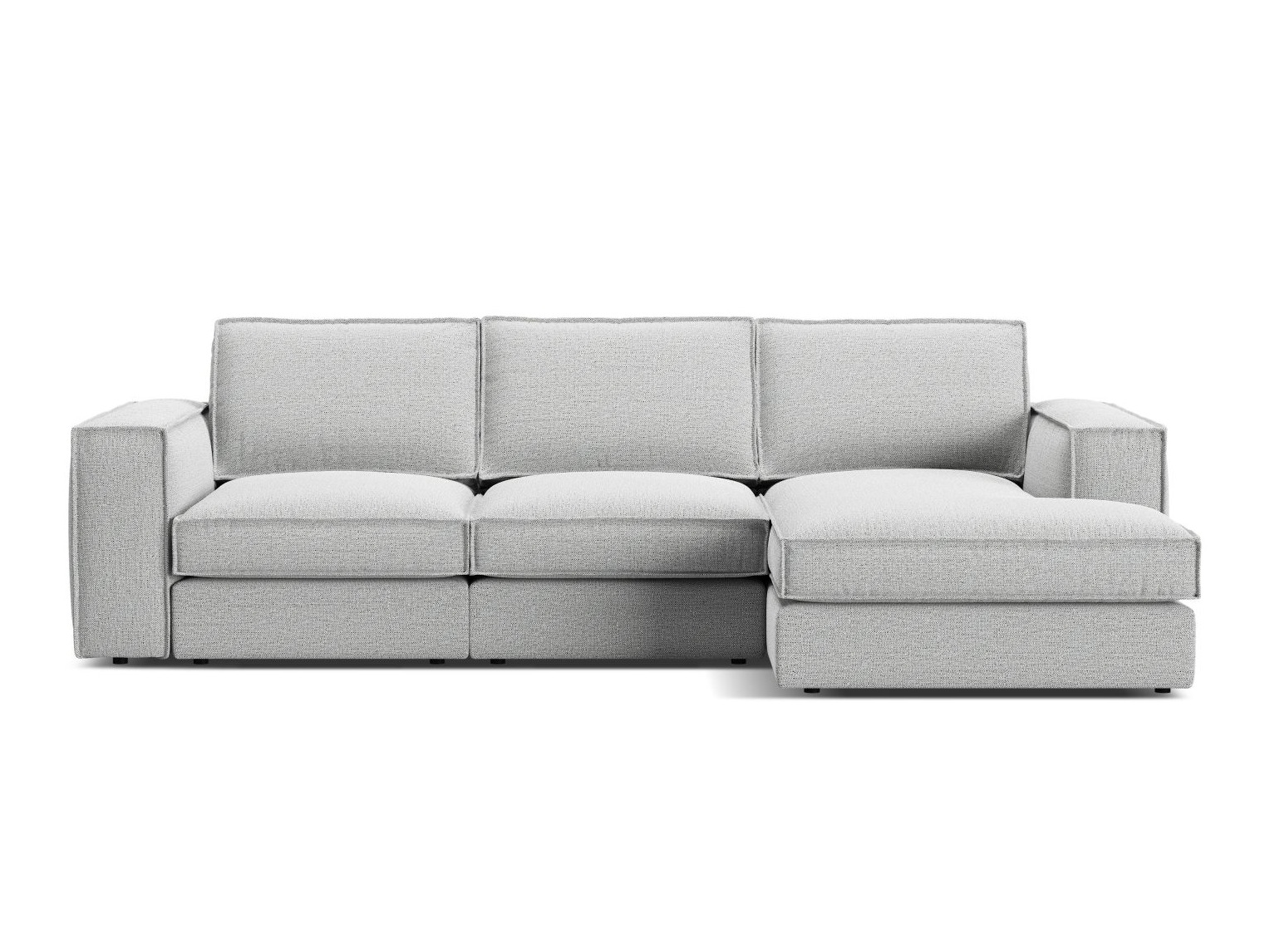 Modularna kotna sedežna garnitura Dalodei 110 (Babel Light grey)