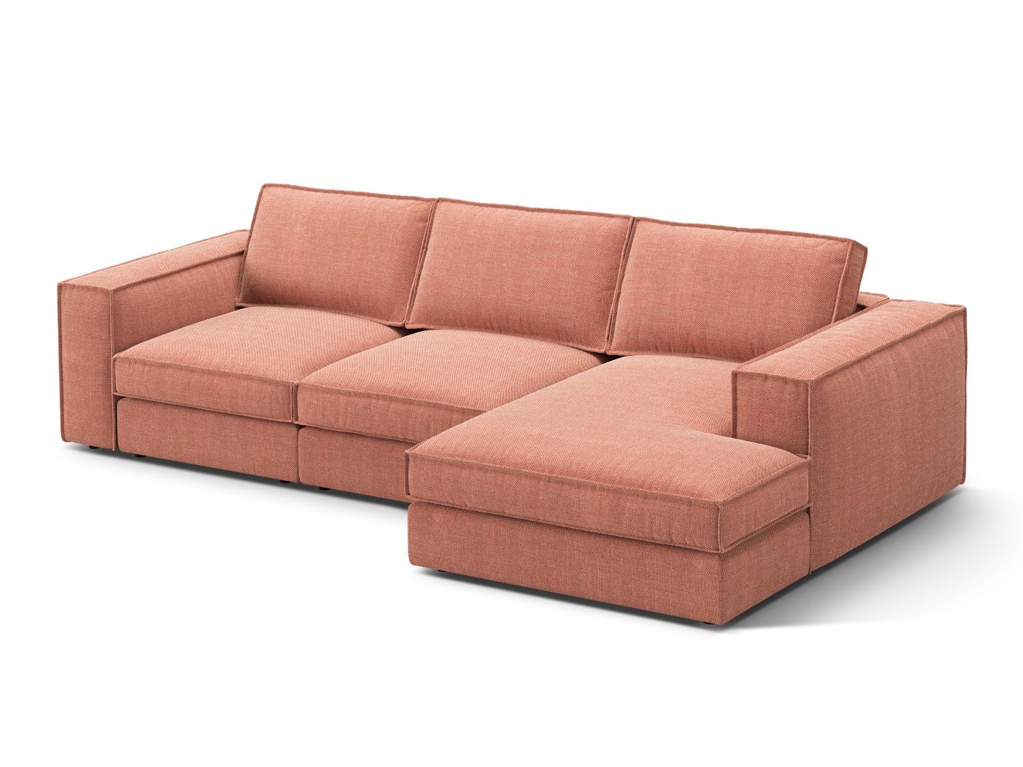 Modularna kotna sedežna garnitura Dalodei 110 (Babel Red)