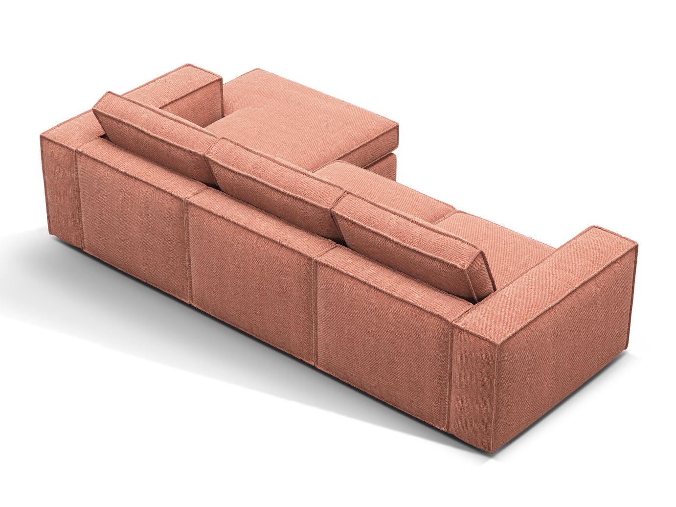 Modularna kotna sedežna garnitura Dalodei 110 (Babel Red)