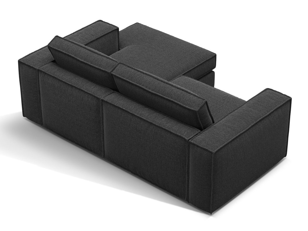 Modularna kotna sedežna garnitura Dalodei 111 (Babel Black)