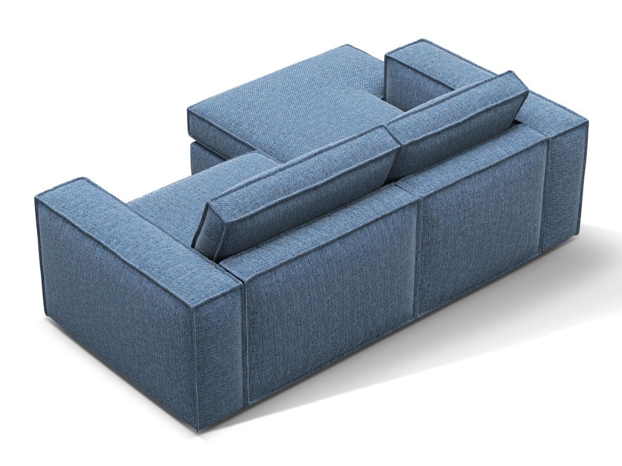 Modularna kotna sedežna garnitura Dalodei 111 (Babel Blue)
