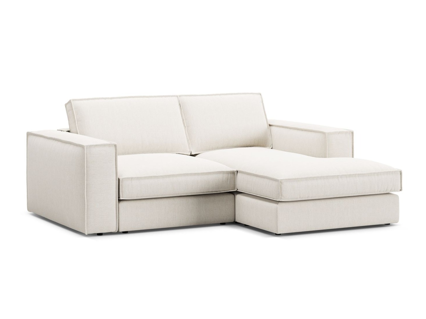Modularna kotna sedežna garnitura Dalodei 111 (Babel White)