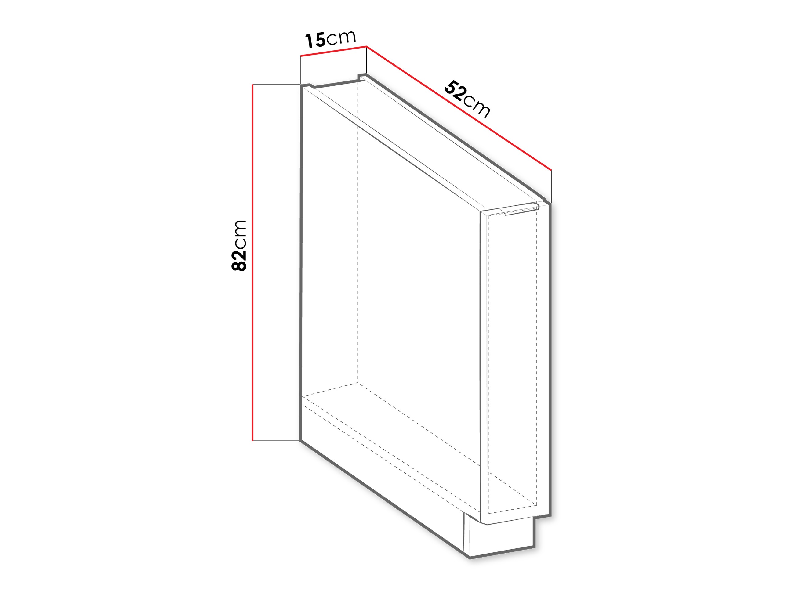 Modularna omarica z izvlečno košaro Sole 101