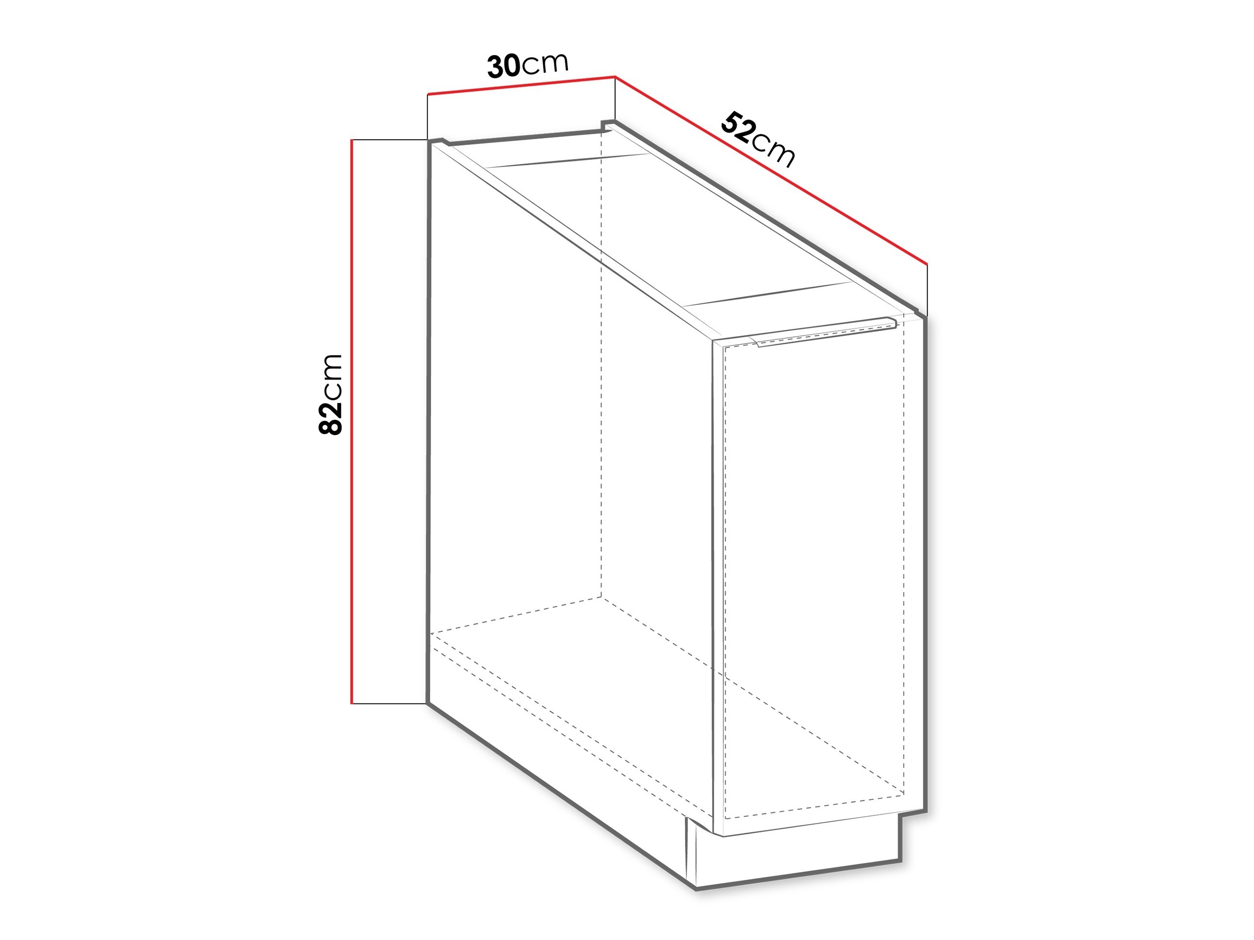 Modularna omarica z izvlečno košaro Sole 102