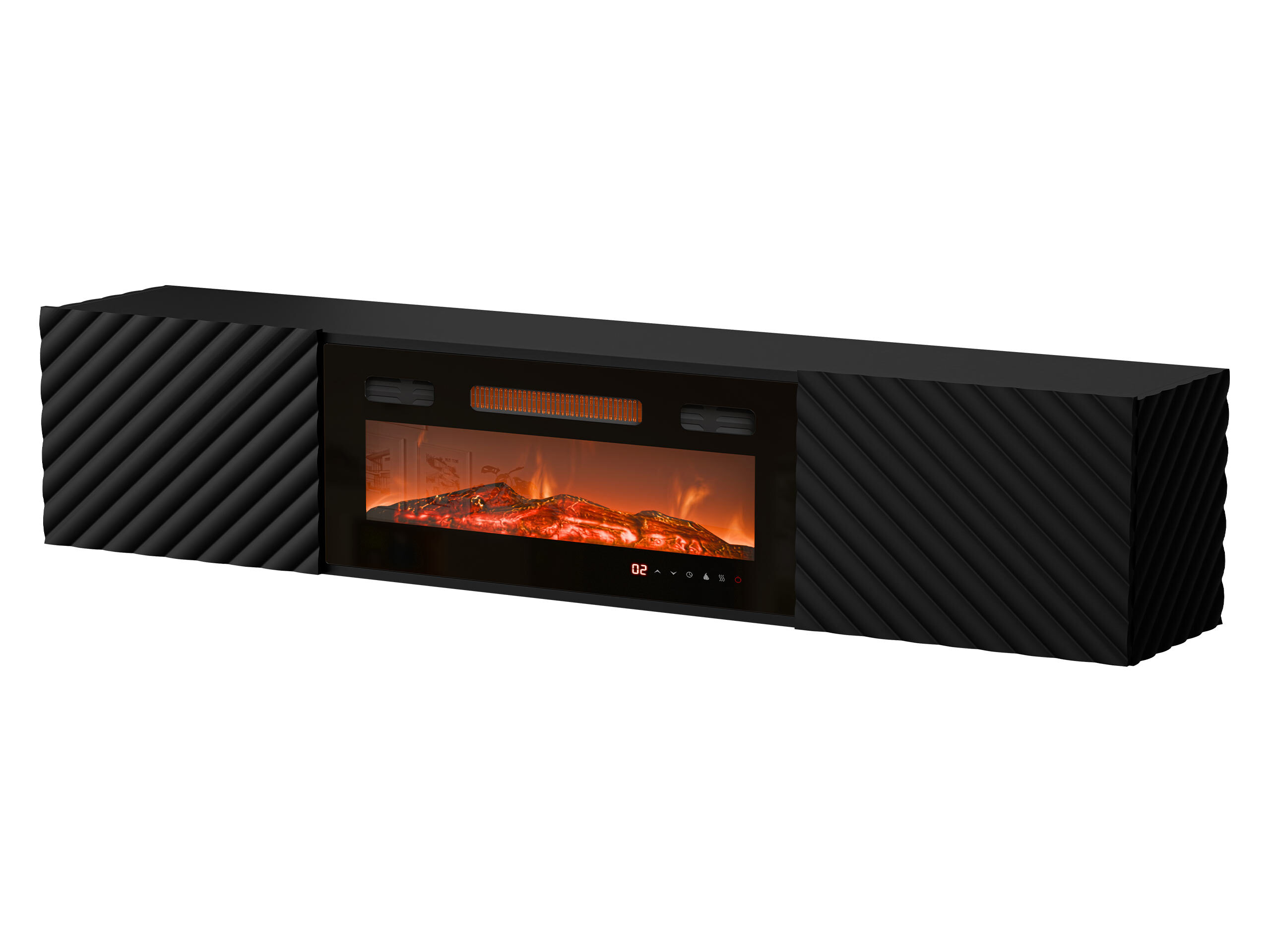 TV-omarica Charlotte 207 (Črna)