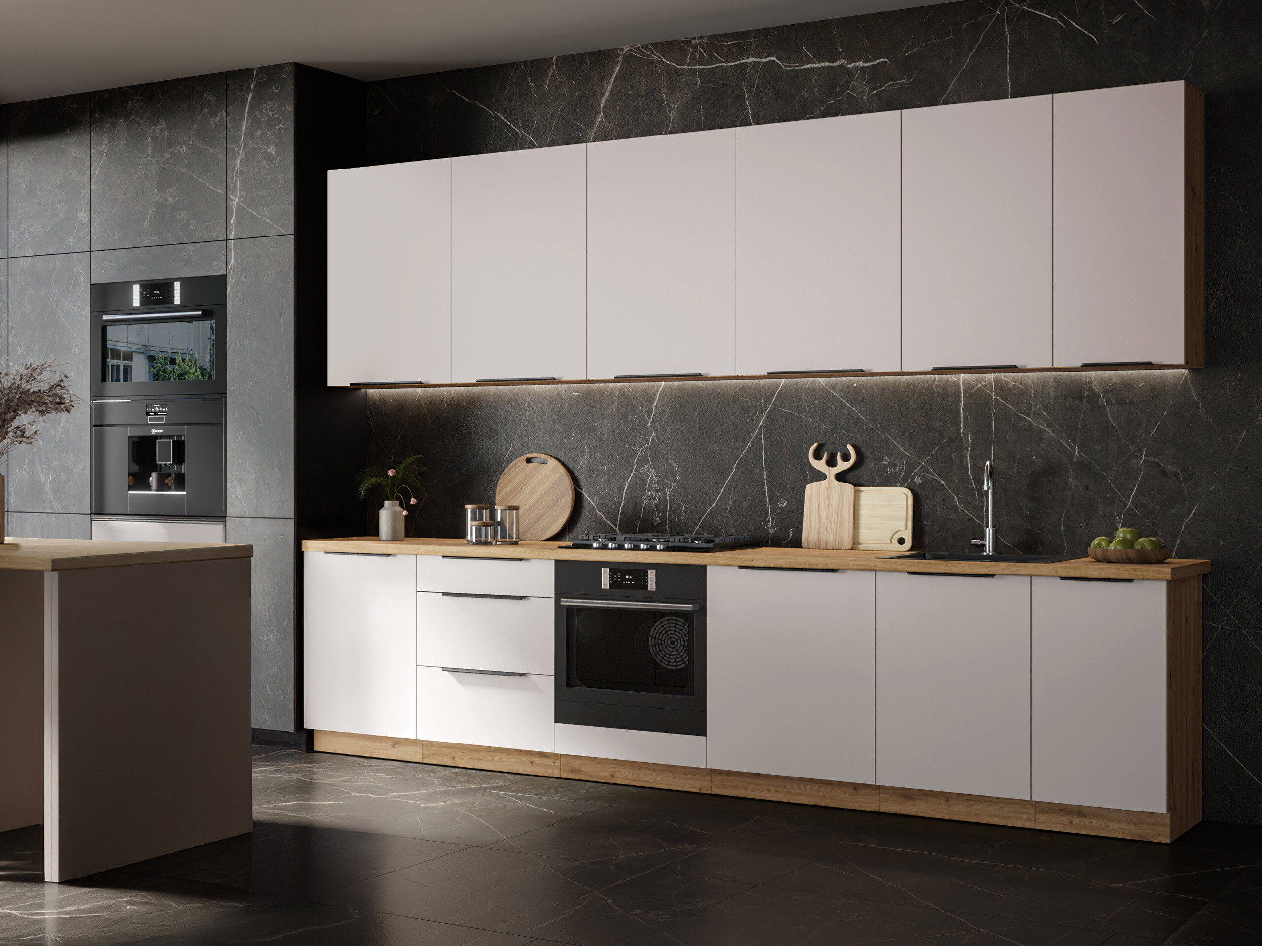 Modularna omarica z vrati Sole 114