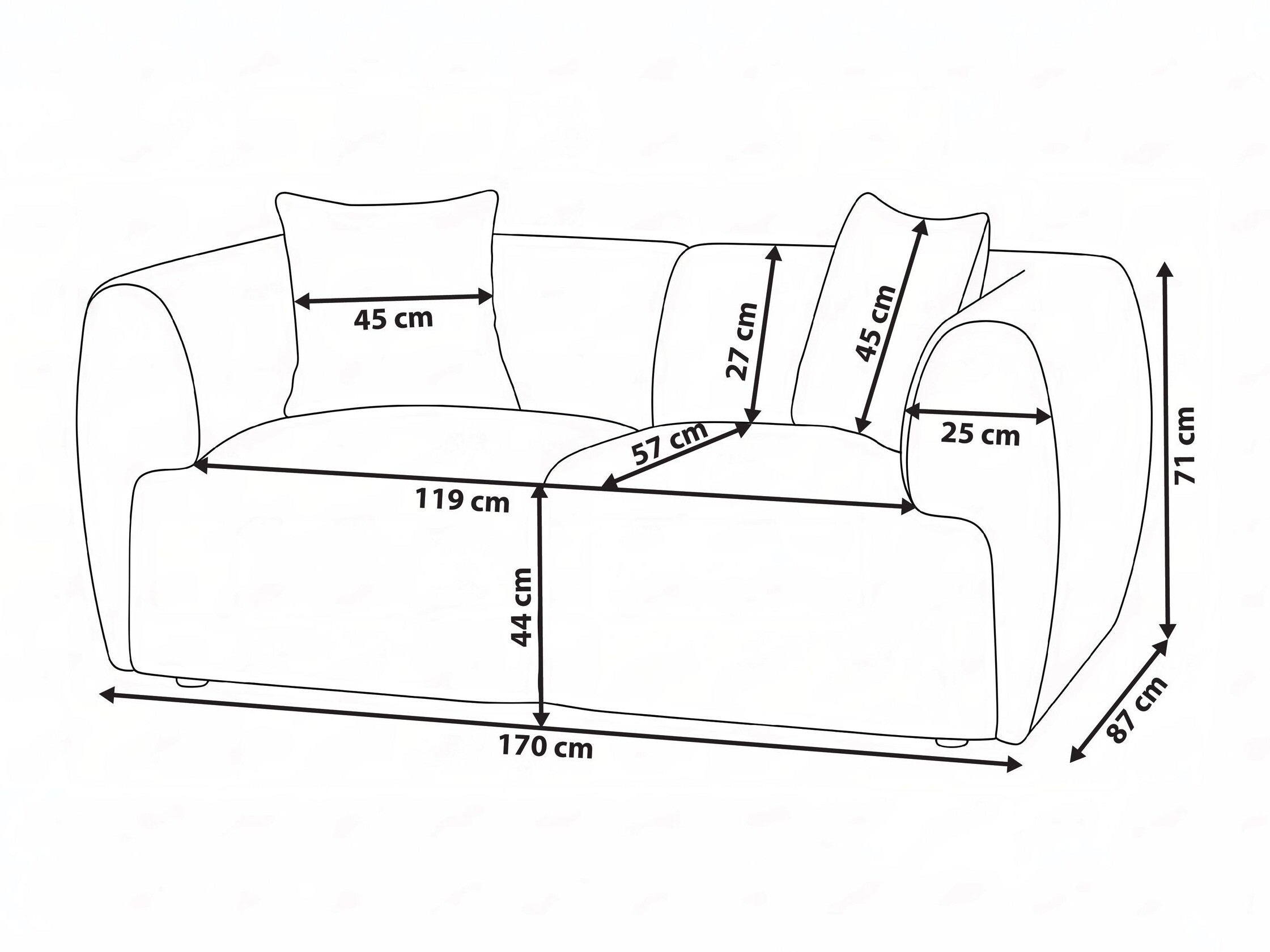 Kavč Berwyn 3295 (Bež)