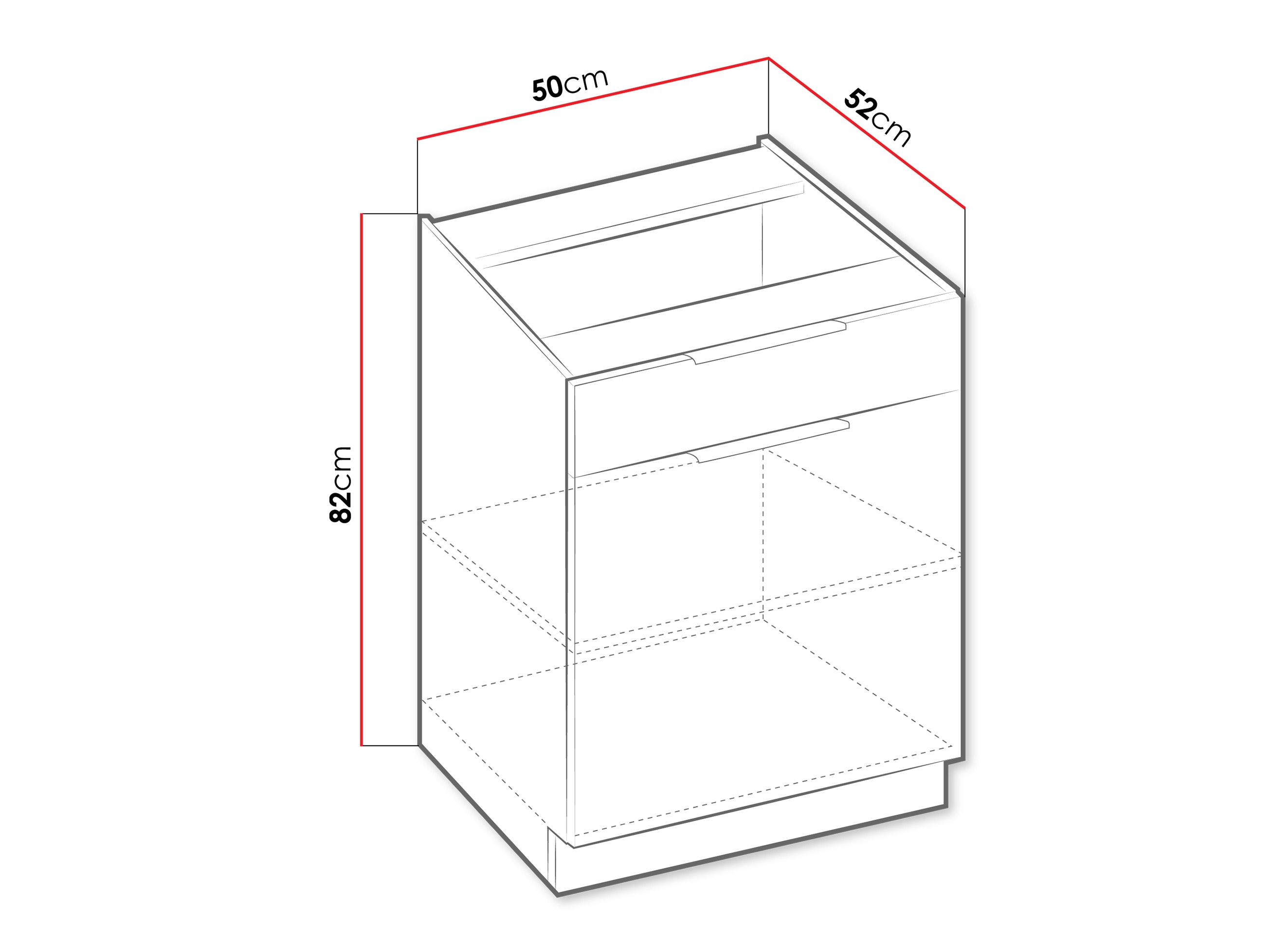 Modularna omarica s predalom in vrati Sole 121